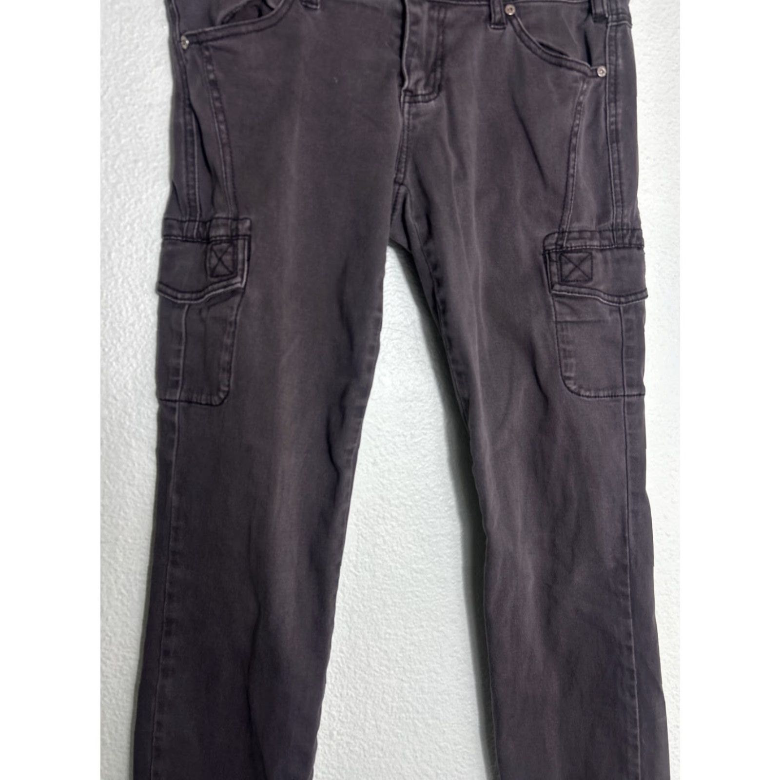 Vintage CAbi Womens Size 6 Brown Slim Stretch Cargo Pants 30x31 Pants Womens Brown Cargo Slim Stretch 30 31 Size 28" / US 6 / IT 42 - 3 Thumbnail