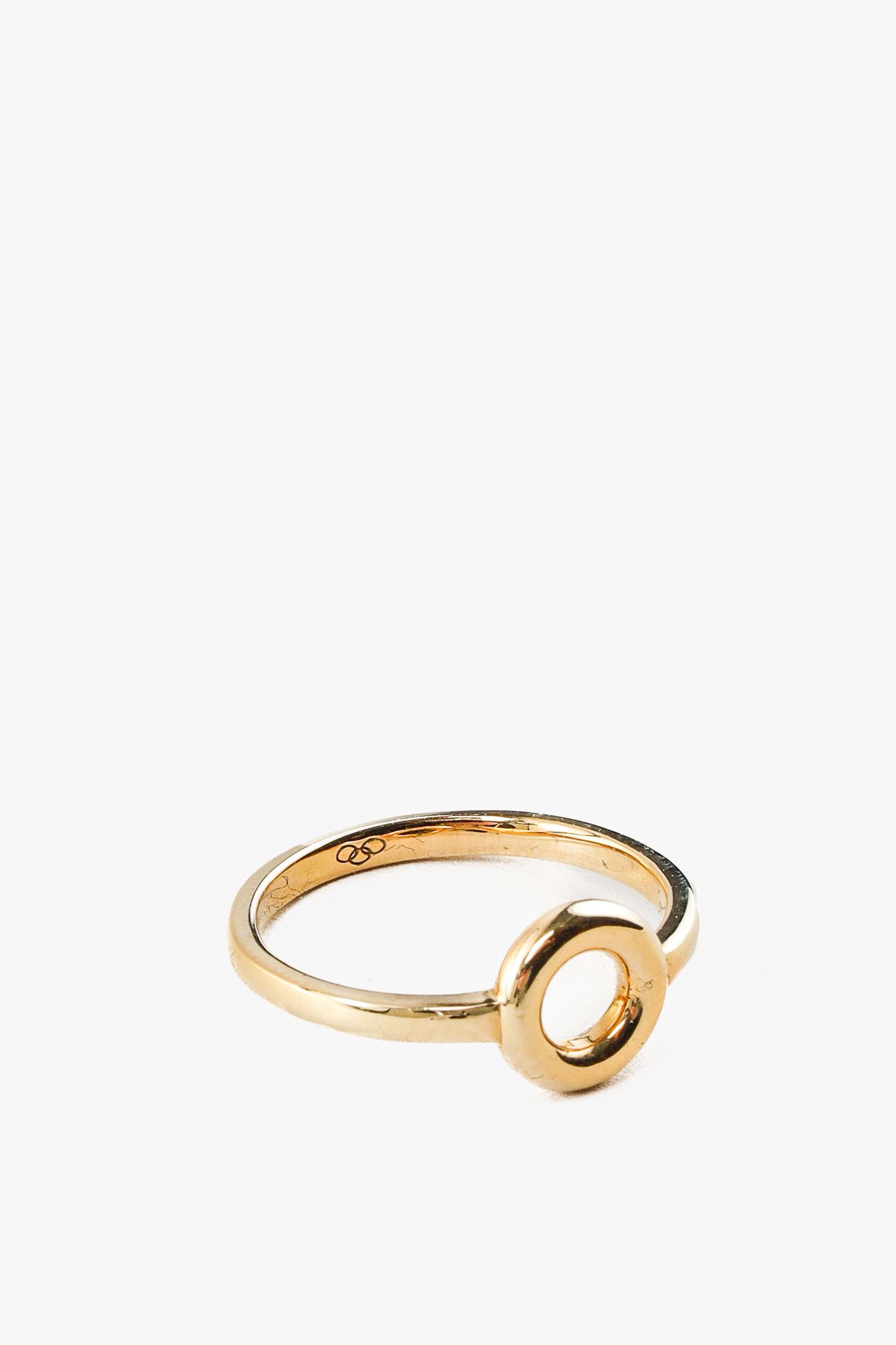 Links Of London Links of London 18k Gold Circle Ring Links of London Size ONE SIZE - 1 Thumbnail