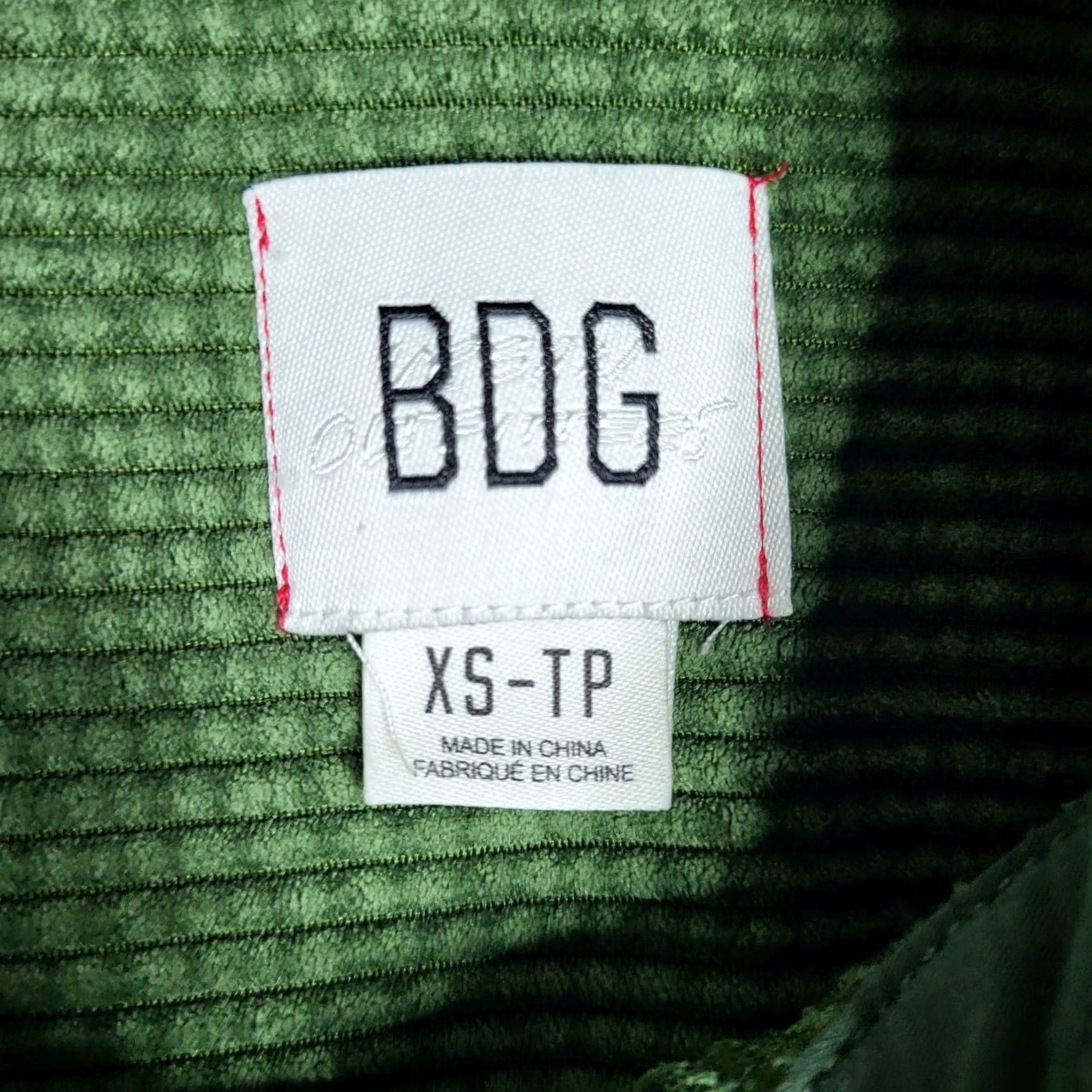 Urban Outfitters Urban Outfitters Green Corduroy Jacket Women's XS Size XS / US 0-2 / IT 36-38 - 4 Thumbnail