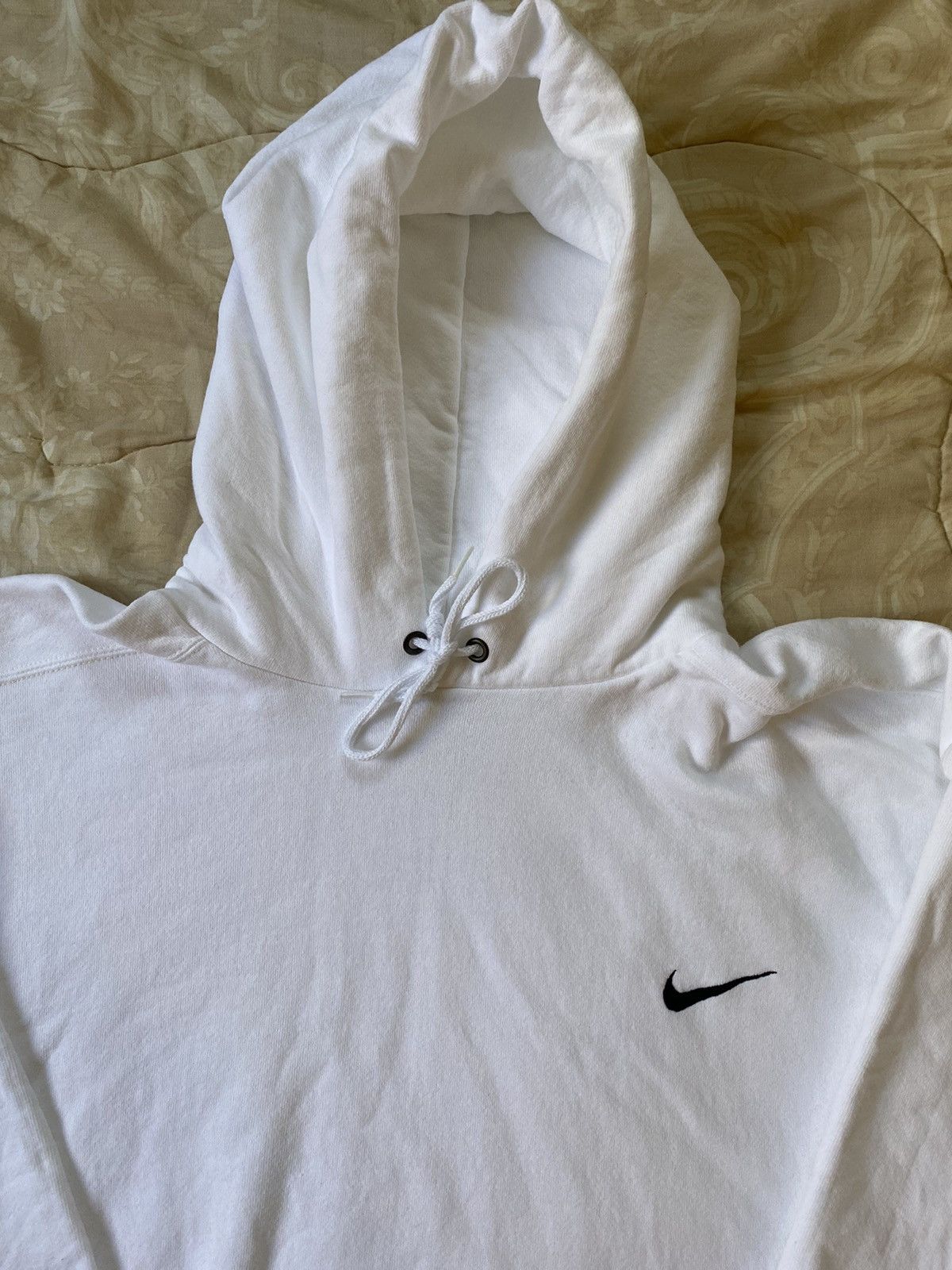 Rare Deadstock Vintage 90s Nike White Tag Hoodie Made In USA - Main Image