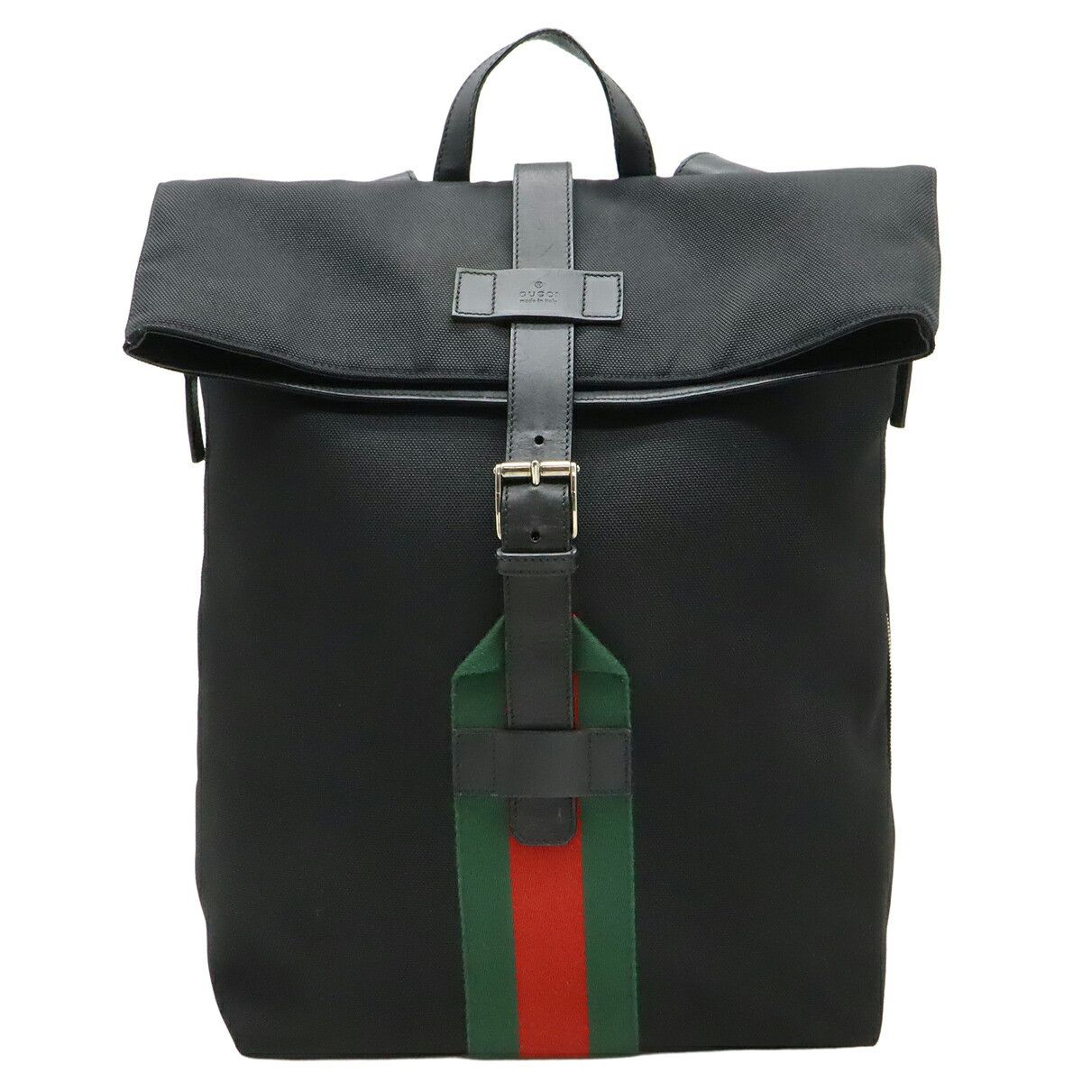 Gucci Gucci Gucci Band Techno Canvas Leather Backpack Textile Backpack 337075 DUTY FREE for USA Size ONE SIZE - 1 Thumbnail