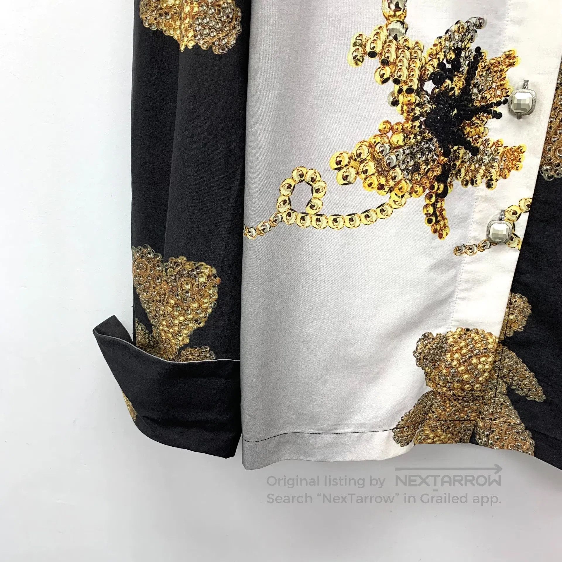 Other Yueqi Qi Color Blocked Bear Chain Print Cotton Collar Sing Size US S / EU 44-46 / 1 - 4 Thumbnail