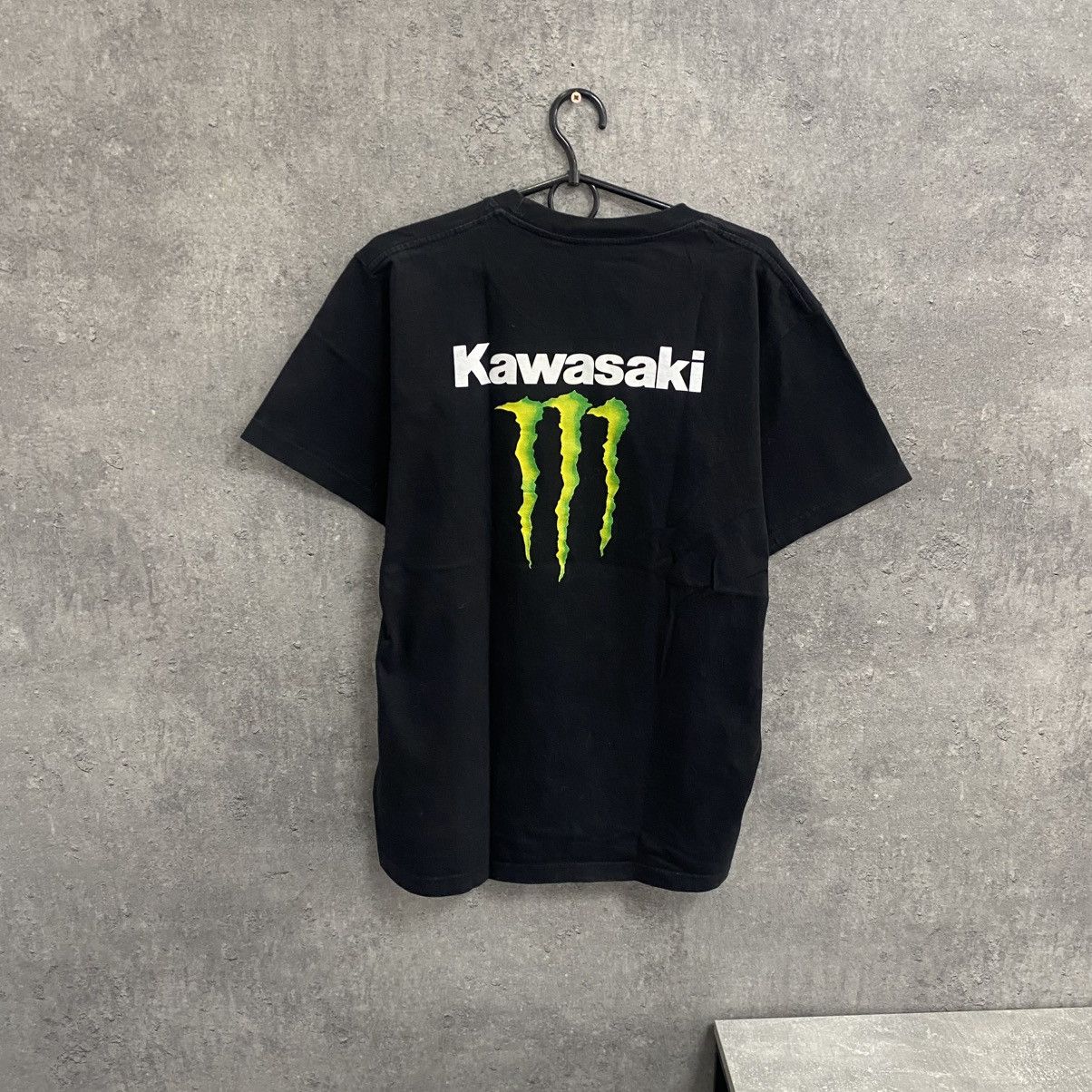 Vintage Vintage Kawasaki Monster Energy Racing Big Logo T-Shirt Size US L / EU 52-54 / 3 - 2 Thumbnail