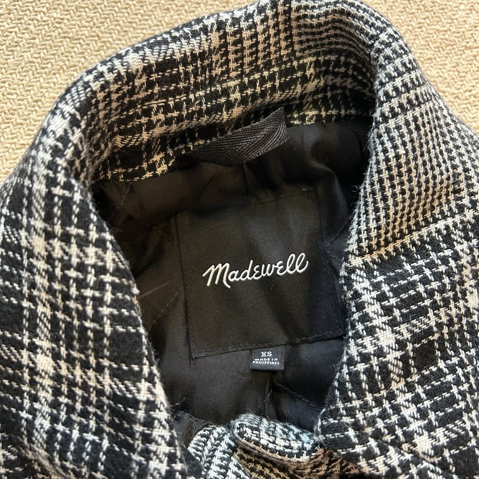 Madewell Madewell Quilt Lined Patchwork Wool Cashmere Shirt Jacket XS Size XS / US 0-2 / IT 36-38 - 3 Thumbnail
