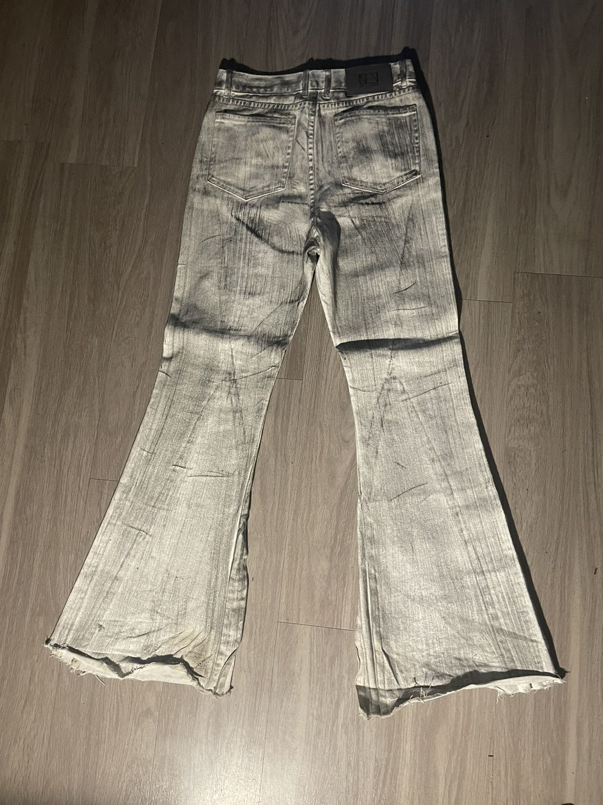 Japanese Brand × Other White & Black Flared Denim Size US 30 / EU 46 - 3 Thumbnail