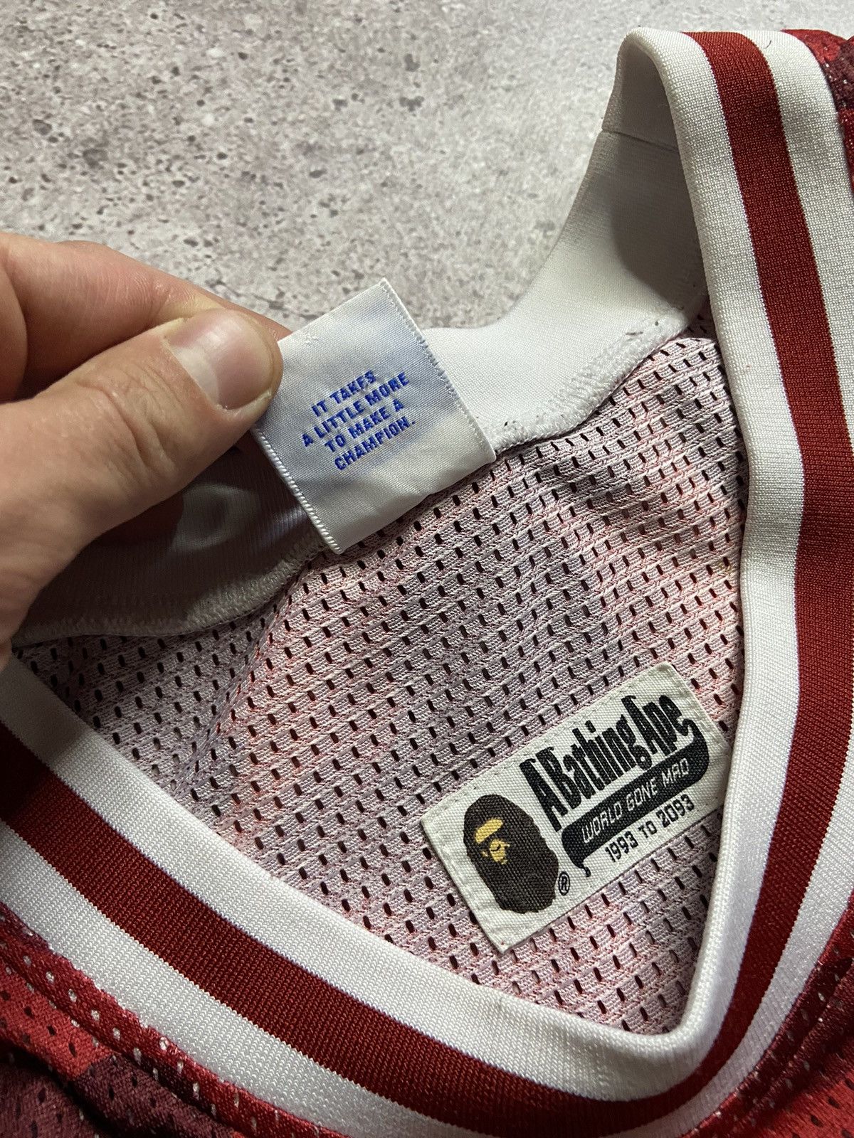 Bape × Champion Bape x champion basketball jersey rare Size US XL / EU 56 / 4 - 5 Thumbnail