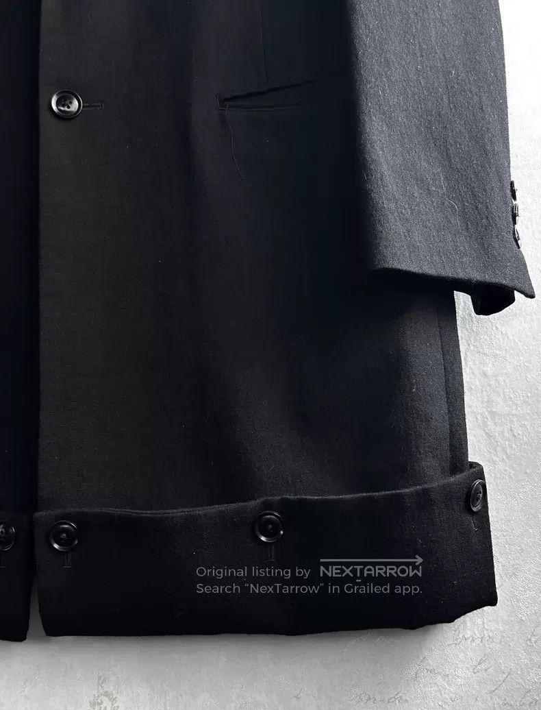 Yohji Yamamoto YOHJI YAMAMOTO Button Fold Overcoat i Size US S / EU 44-46 / 1 - 1 Thumbnail