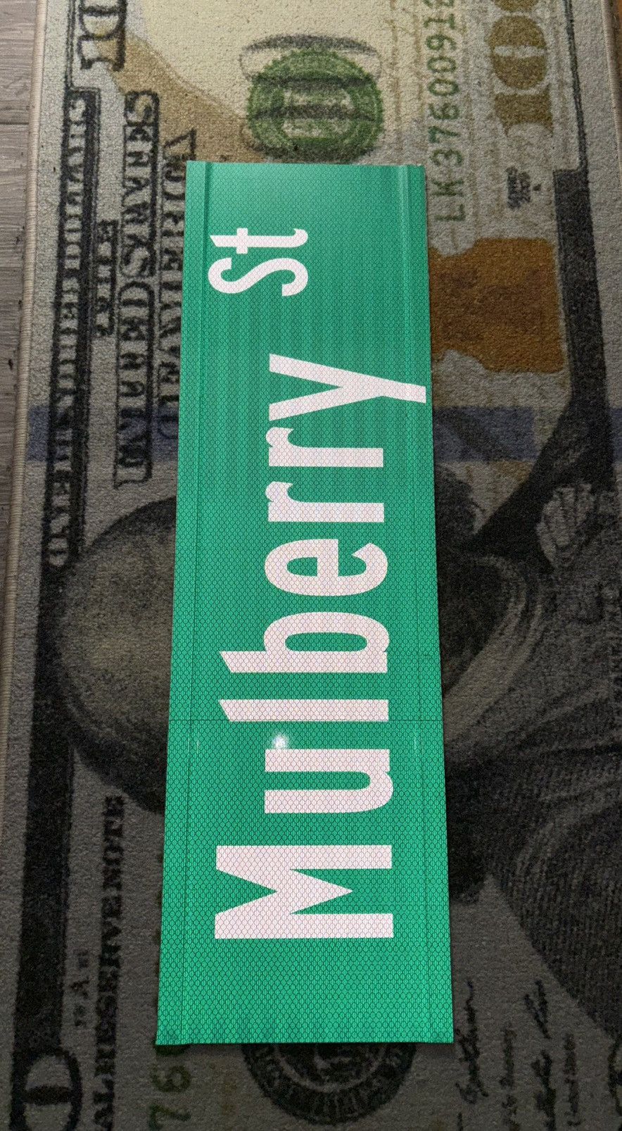 Other New York City DOT Mulberry Street Sign (25/100 made) Size ONE SIZE - 1 Thumbnail
