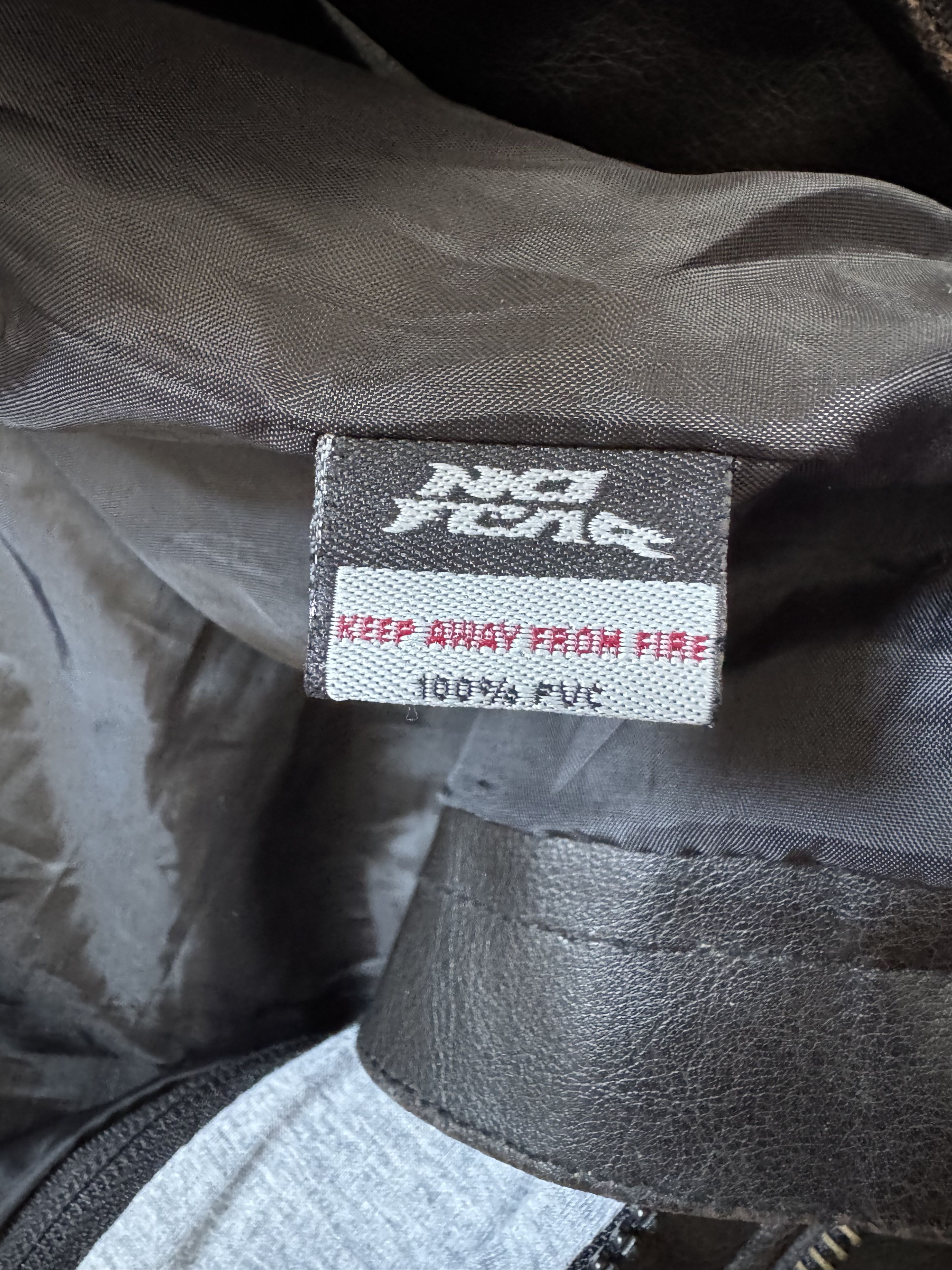 No Fear Vintage No Fear PVC Leather Jacket Y2K Size US L / EU 52-54 / 3 - 15 Thumbnail