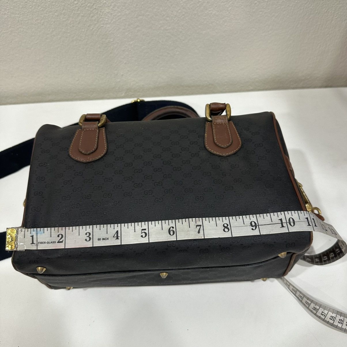 Gucci ‼️LASTDROP‼️ VINTAGE GUCCI GG MONOGRAM CANVAS BOSTON BAG Size ONE SIZE - 9 Thumbnail