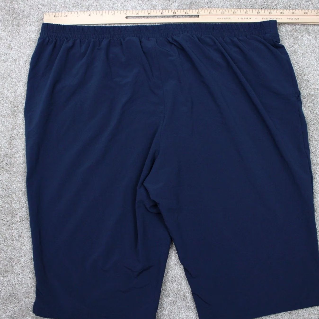 Vintage Coolibar Shorts Mens XL Blue 88% Polyester 12% Spandex UPF 50+ Flat Front Inseam 15" Pockets Stretch Casual Beach Regular Mens XL Blue Size US 36 / EU 52 - 6 Thumbnail