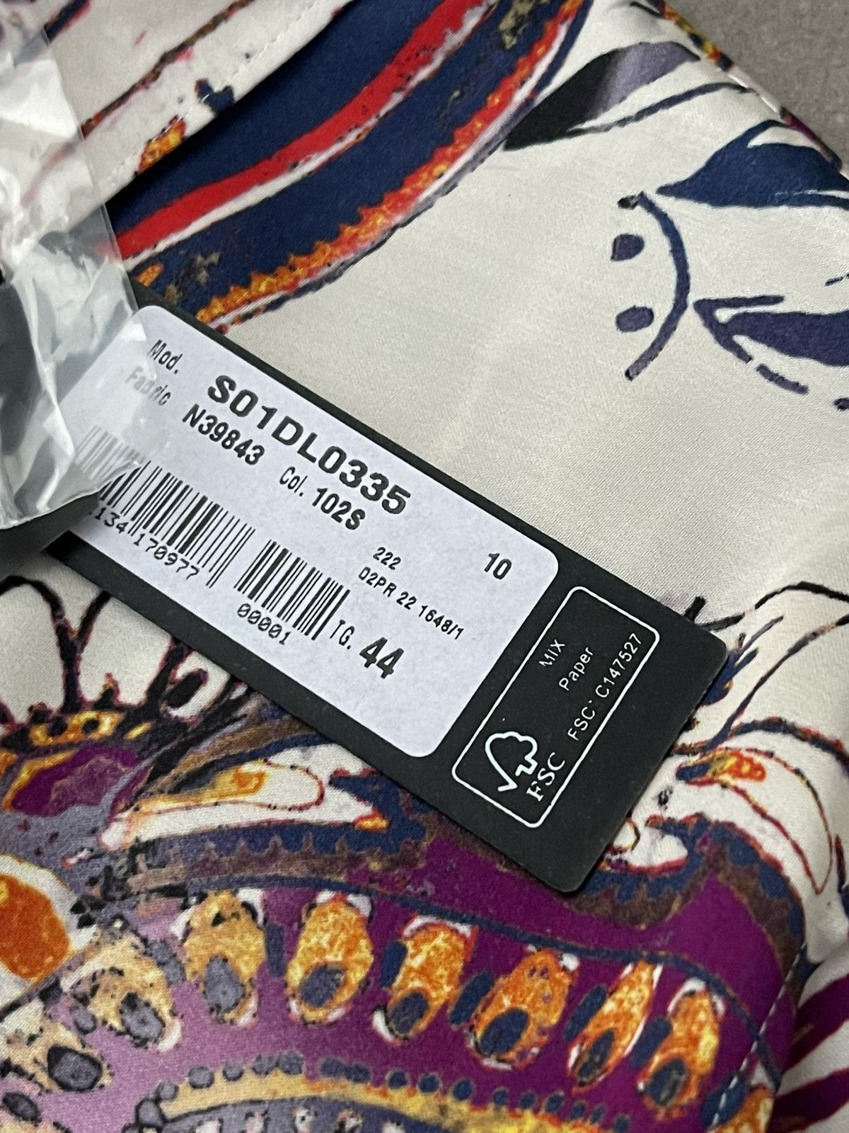 Just Cavalli !DS! AW22 Just Cavalli Paisley Viscose Shirt Size US S / EU 44-46 / 1 - 23 Thumbnail