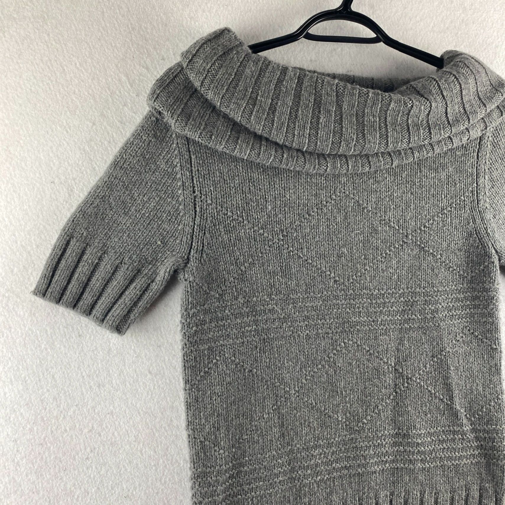 American Eagle Outfitters American Eagle Outfitters Sweater Womens M Gray Cowl Neck Pullover Knit Short Sleeve Casual Modern Vintage? Wait. Size M / US 6-8 / IT 42-44 - 4 Thumbnail