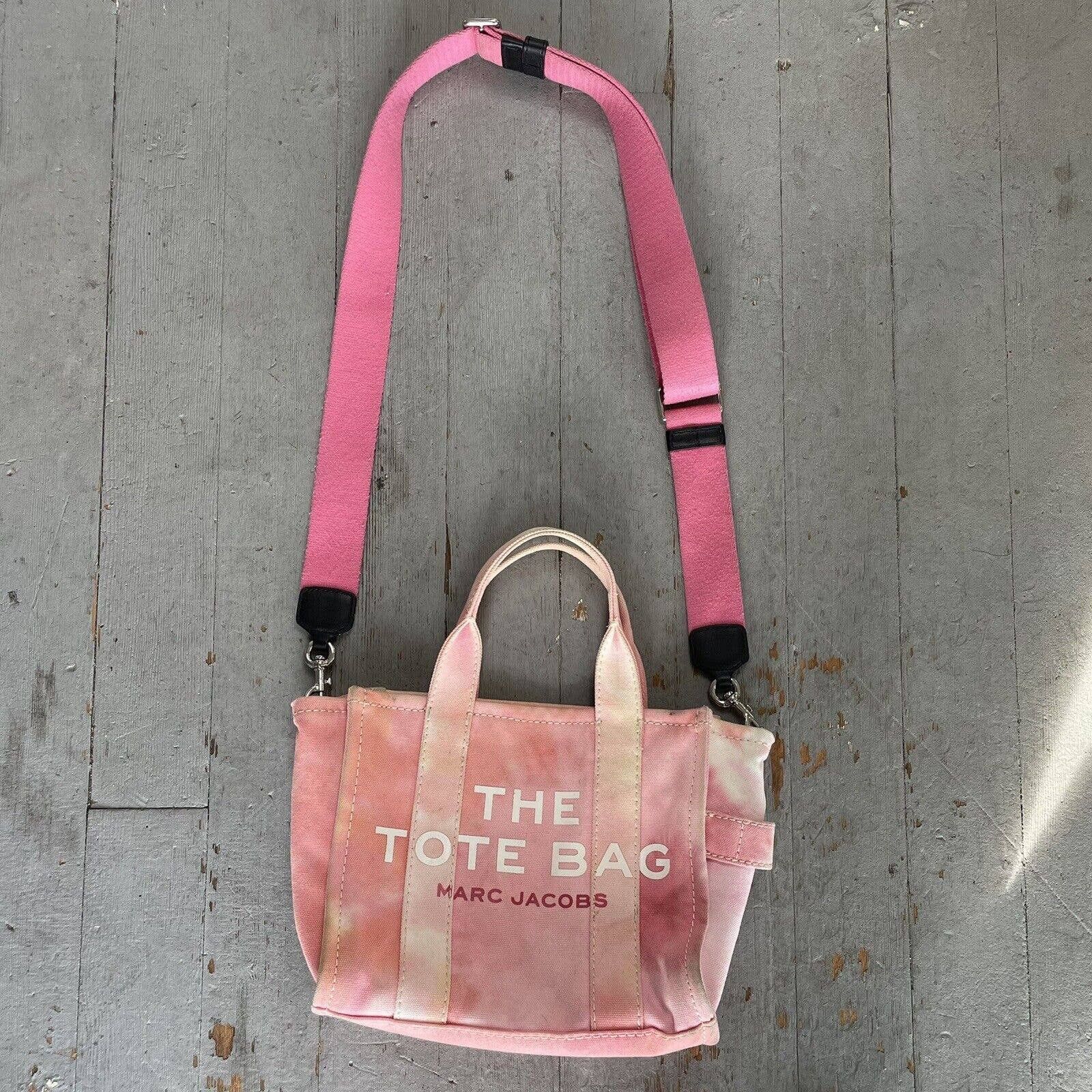 marc jacobs tote bag tie dye pink