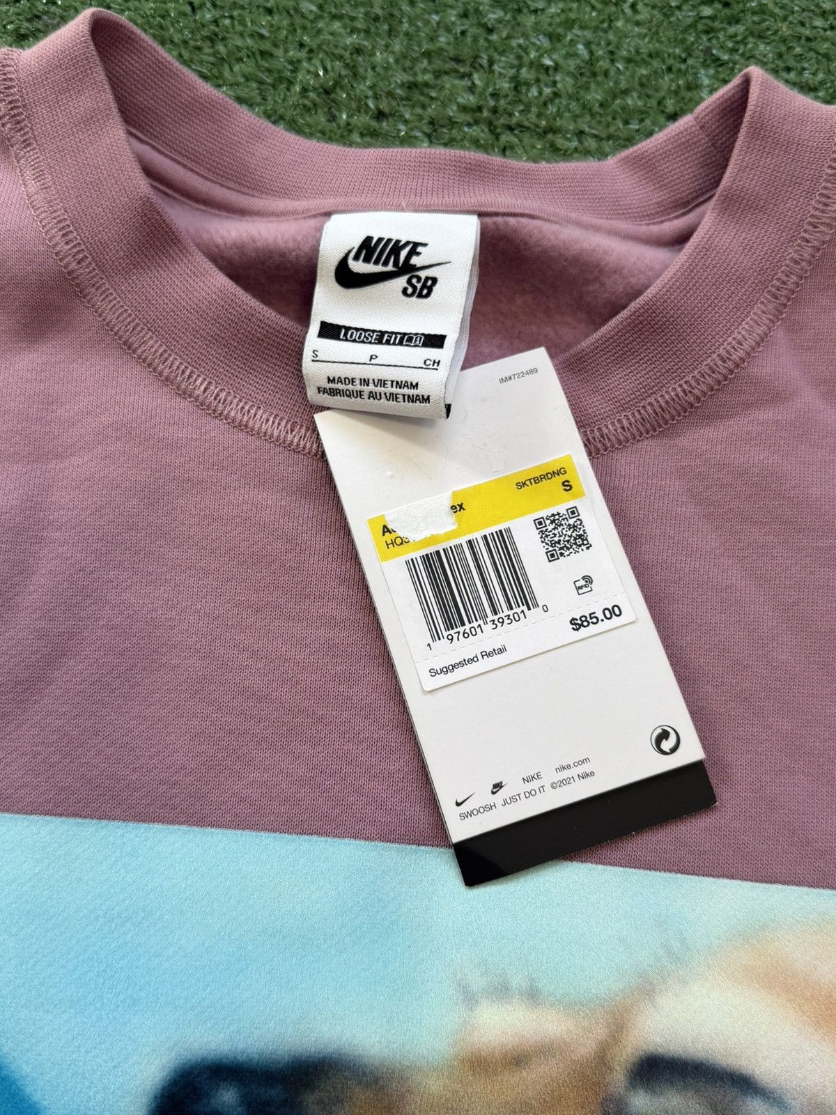 Nike Nike SB Skate Fleece Crew Sweatshirt. Men’s Sz Small Size US S / EU 44-46 / 1 - 3 Thumbnail