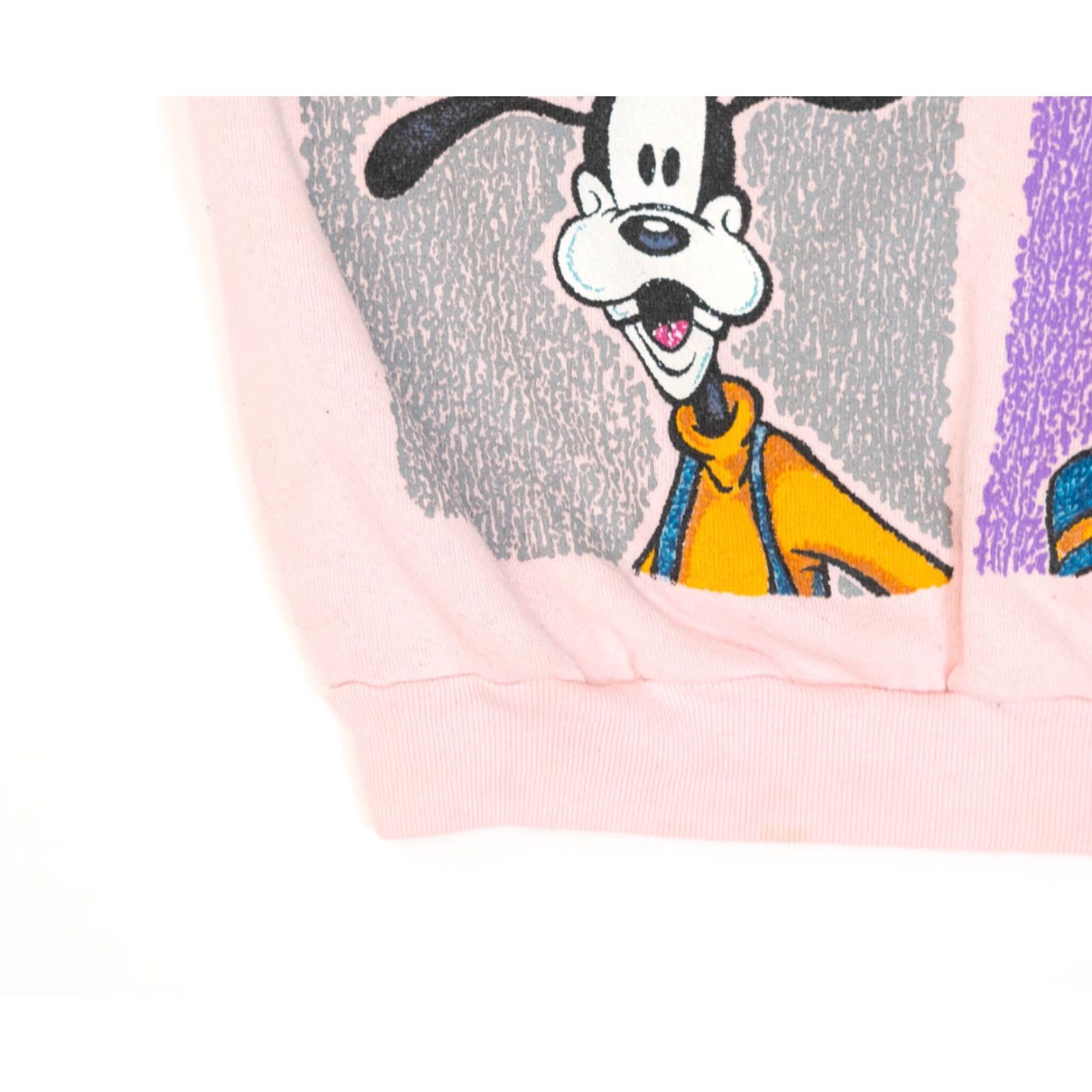 Disney VINTAGE Disney Sweatshirt Crewneck Mickey Mouse Minnie Distressed 90s Crewneck Unisex Adults Large Pink Graphic Print Logo Pullover Sweatshirt Size ONE SIZE - 6 Thumbnail