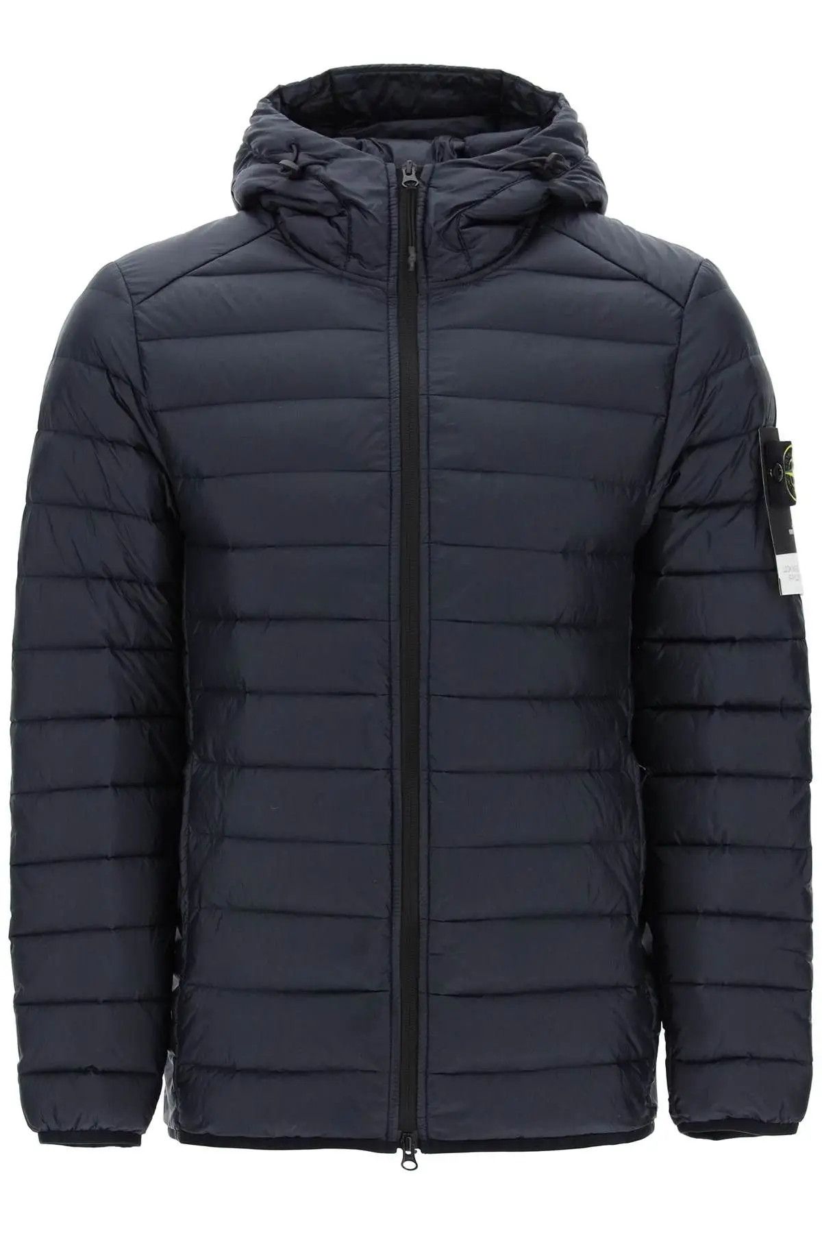 Image of Stone Island O1S22I1N0524 Lightweight Down Jacket In Blue, Men's (Size 2XL)