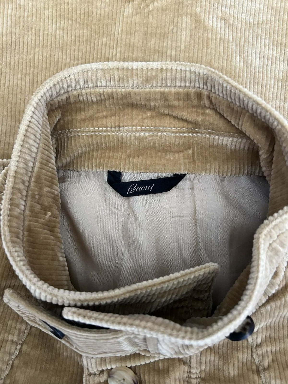 Brioni Brioni - Corduroy Sahariana Jacket Size US XXL / EU 58 / 5 - 10 Thumbnail