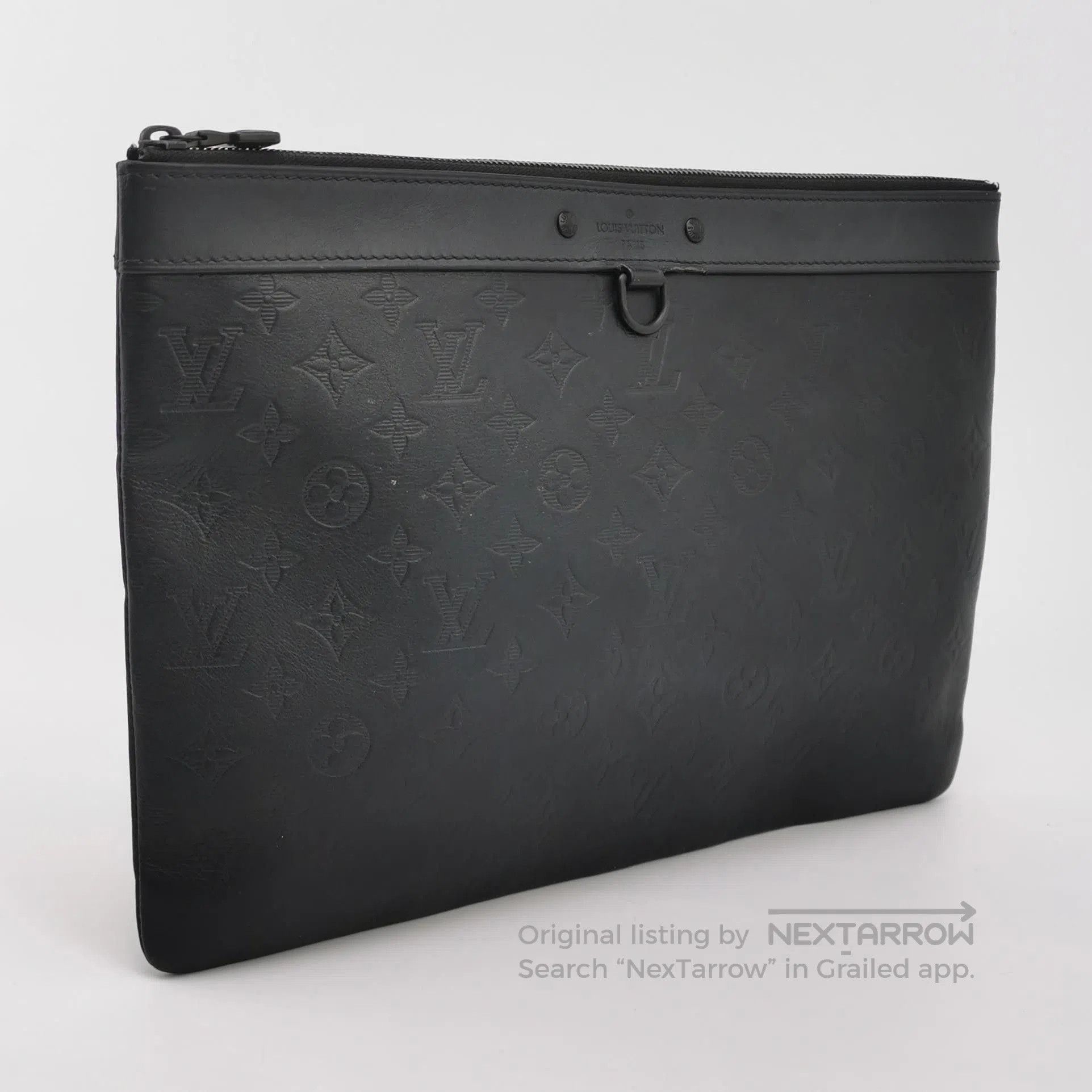 Louis Vuitton Louis Vuitton Discovery Pochette Black Embossed Clutch. Size ONE SIZE - 1 Thumbnail