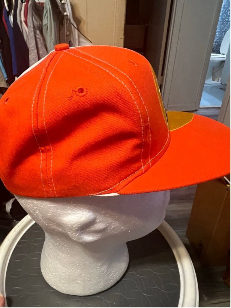 Vintage Men's Tide Racing Team One Size Snapback Hat Orange White Size ONE SIZE - 5 Thumbnail