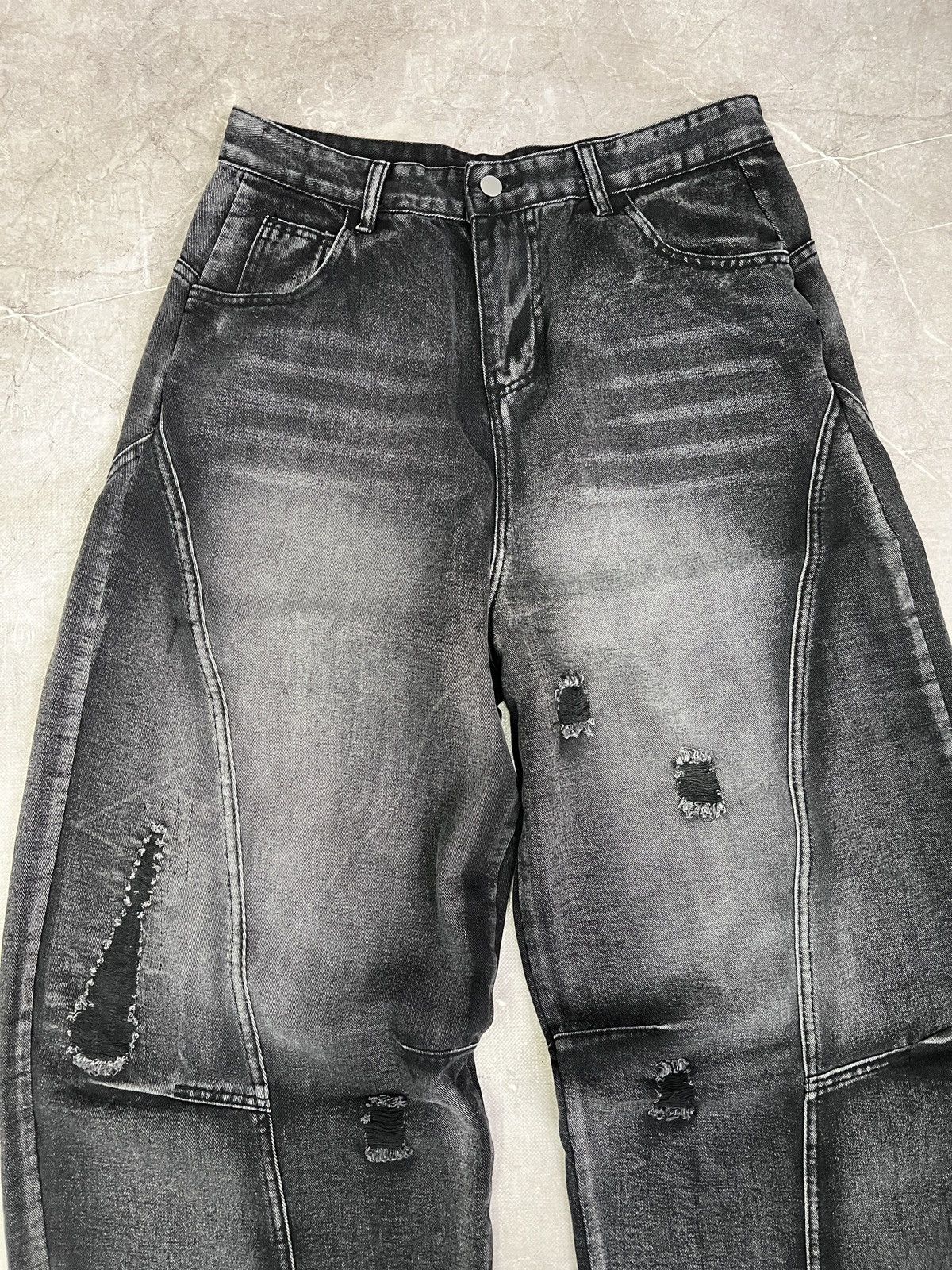 Southpole Opium baggy jeans distressed balenciaga opium denim style Size US 32 / EU 48 - 4 Thumbnail