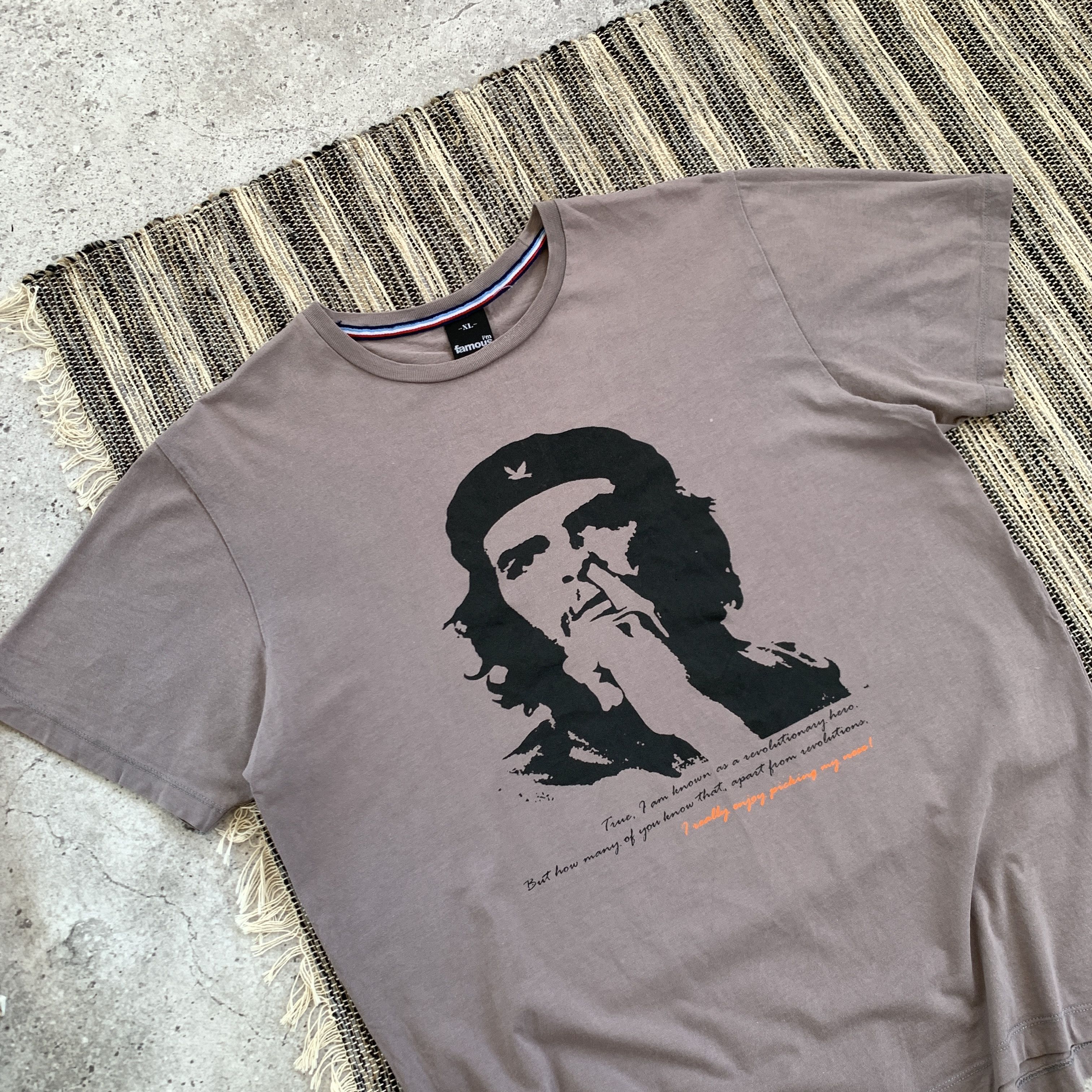 Vintage Vintage Che Guevara 90s Humor Graphic Grey Tee Shirt Size US L / EU 52-54 / 3 - 2 Thumbnail