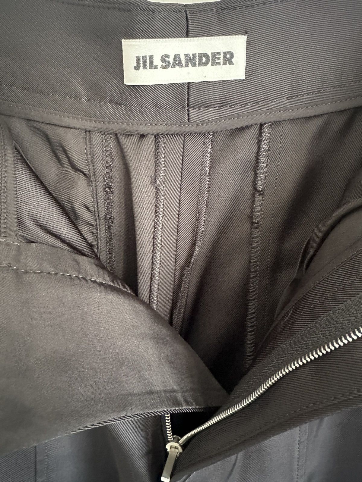 Jil Sander Heavy Viscose Silk Twill Trousers Size US 30 / EU 46 - 5 Thumbnail