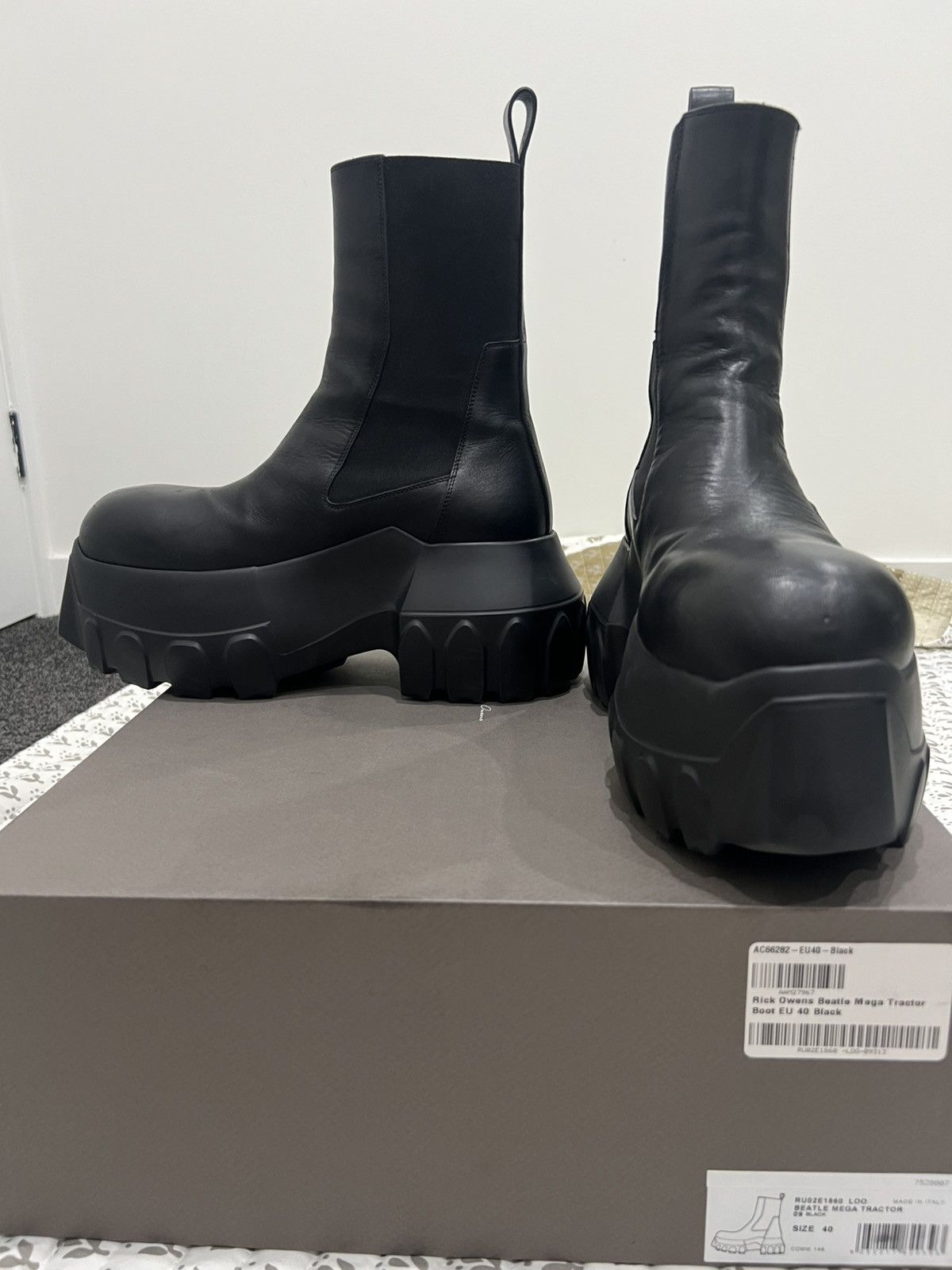 Rick Owens Rick Owens BEATLE MEGA BOZO Size US 7 / EU 40 - 14 Thumbnail