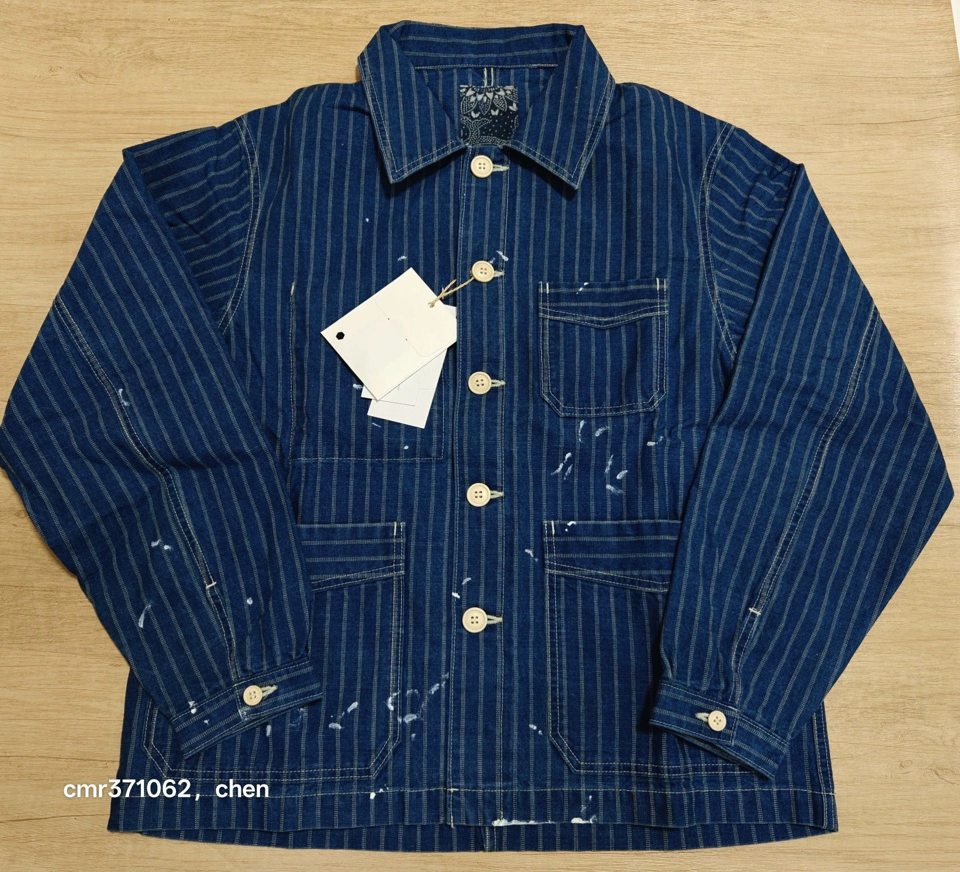 Visvim VISVIM 25 ICT TRAVAIL DMGD Indigo Stripe Coverall Size US M / EU 48-50 / 2 - 1 Thumbnail