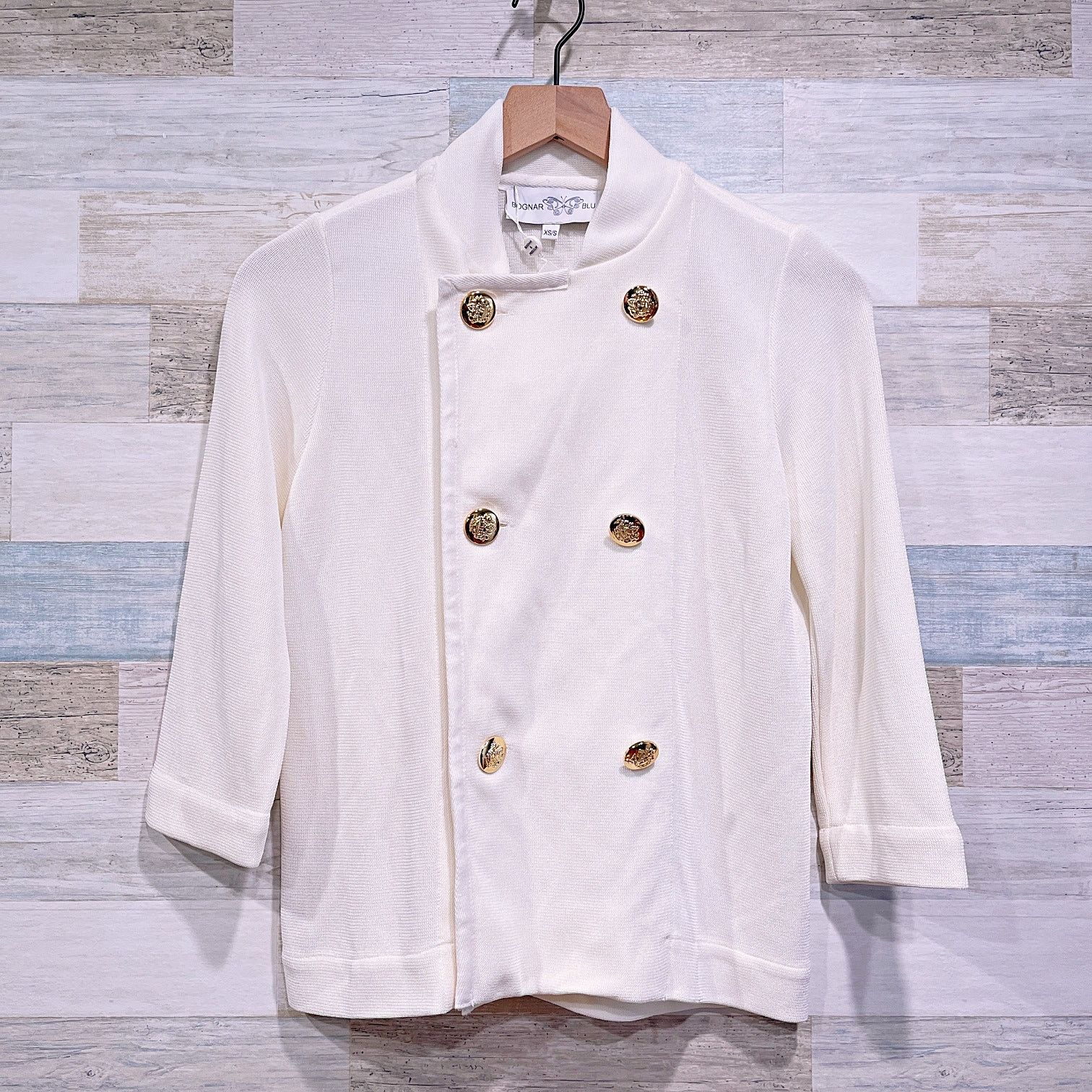 Other Bognar & Piccolini Double Breasted Lady Jacket Cream S XS Size S / US 4 / IT 40 - 2 Thumbnail