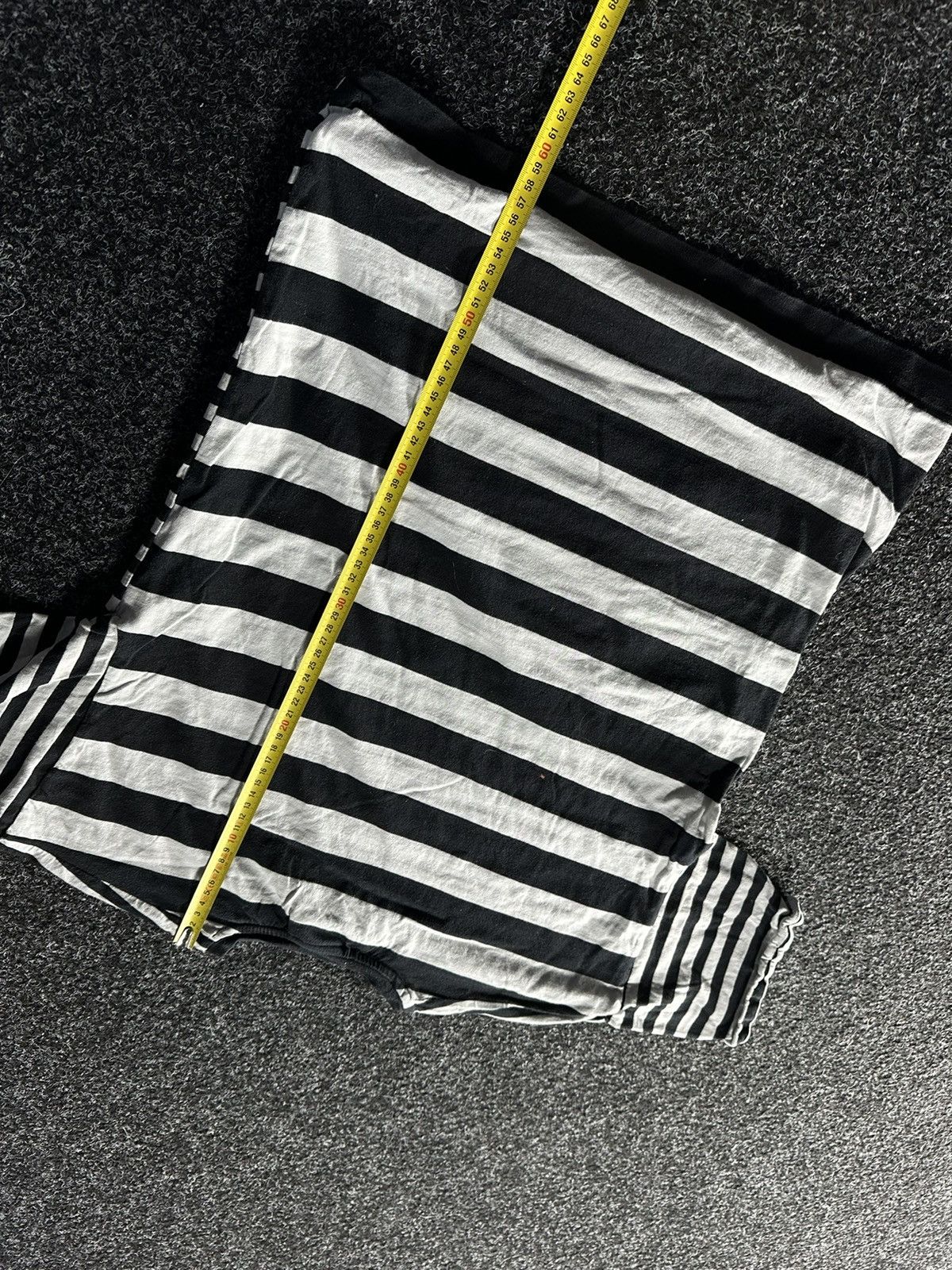Carhartt × Vintage 🚨CARHARTT STRIPED LOGO B&W TEE TRUE RAP WORKWEAR Y2K Size US XS / EU 42 / 0 - 9 Thumbnail