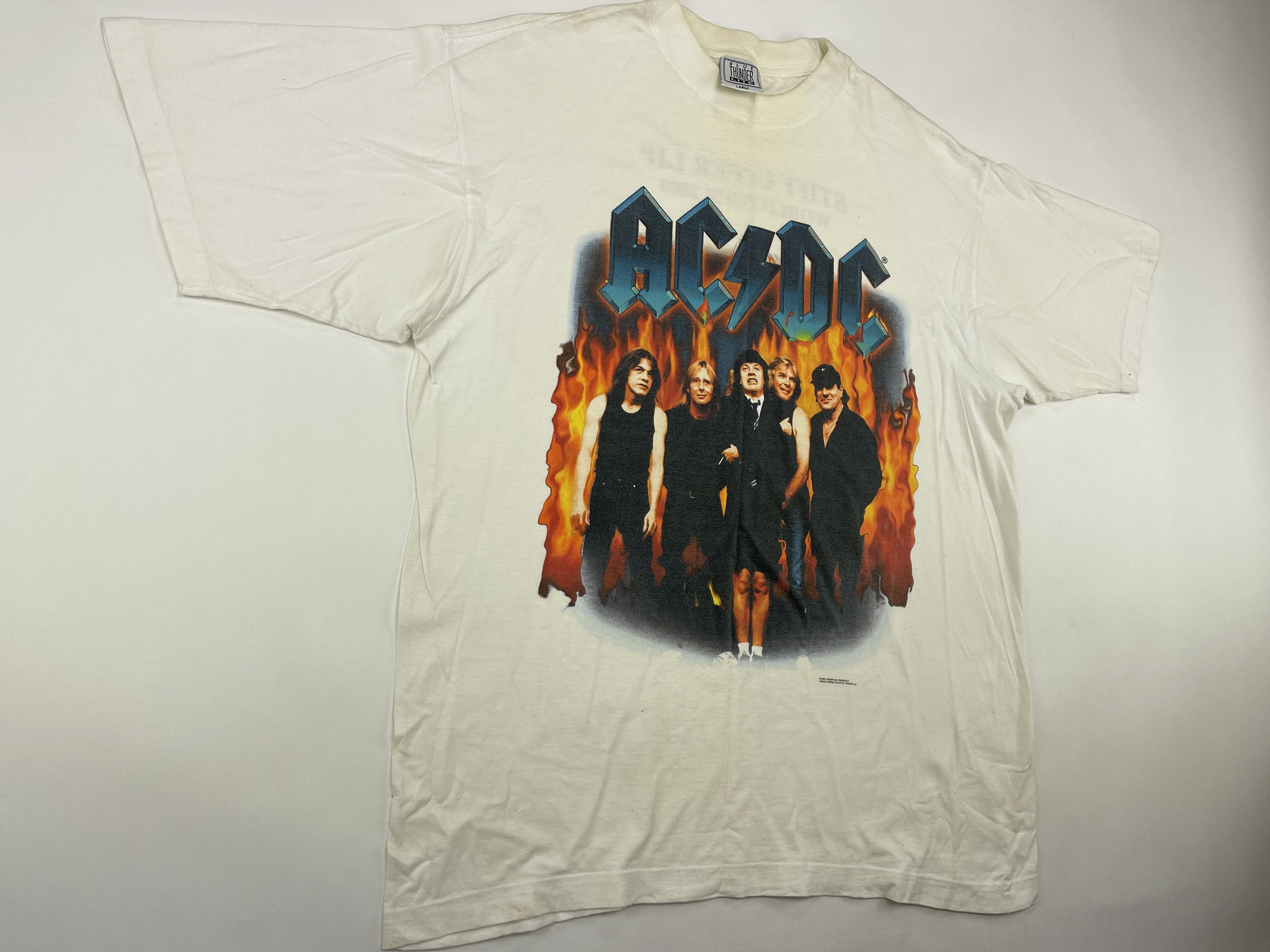Band Tees AC/DC T-Shirt, 2000 Stiff Upper Lip, vintage ACDC size L Size US L / EU 52-54 / 3 - 3 Thumbnail