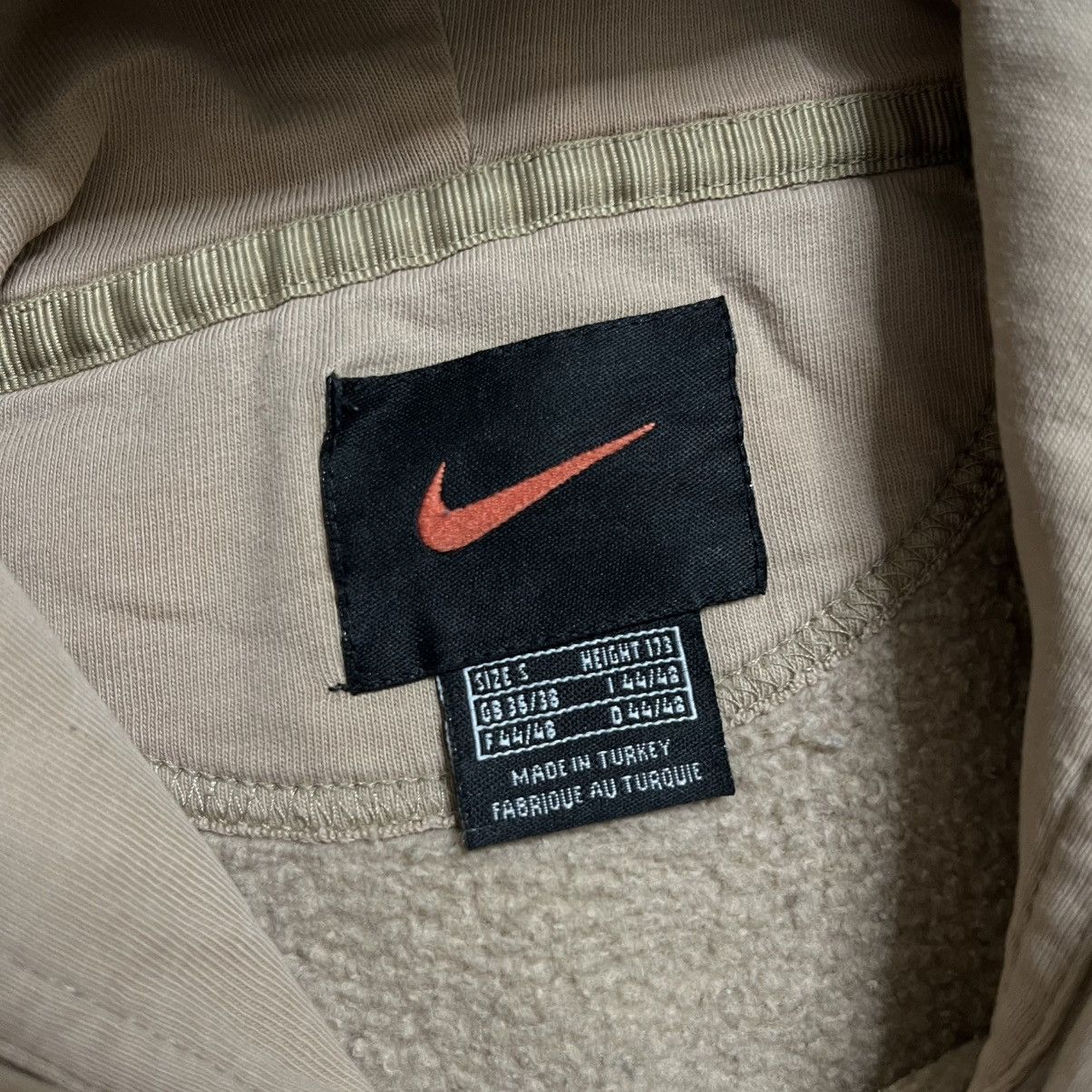 Nike × Vintage Nike Vintage Basic Brown Hoodie Size US S / EU 44-46 / 1 - 4 Thumbnail