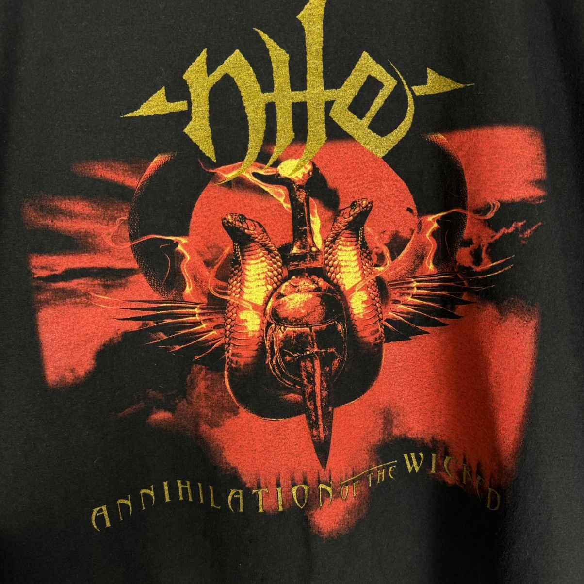 Band Tees Vintage 2006 Annihilation Of The Wicked Metal Fiend T Shirt Size US XL / EU 56 / 4 - 4 Thumbnail