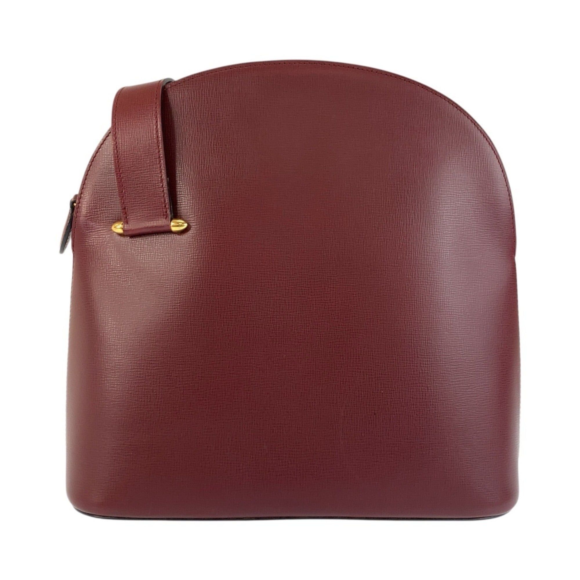 Cartier Cartier Must Line Bordeaux Gold Hardware Leather Shoulder Bag for Women Size ONE SIZE - 1 Thumbnail