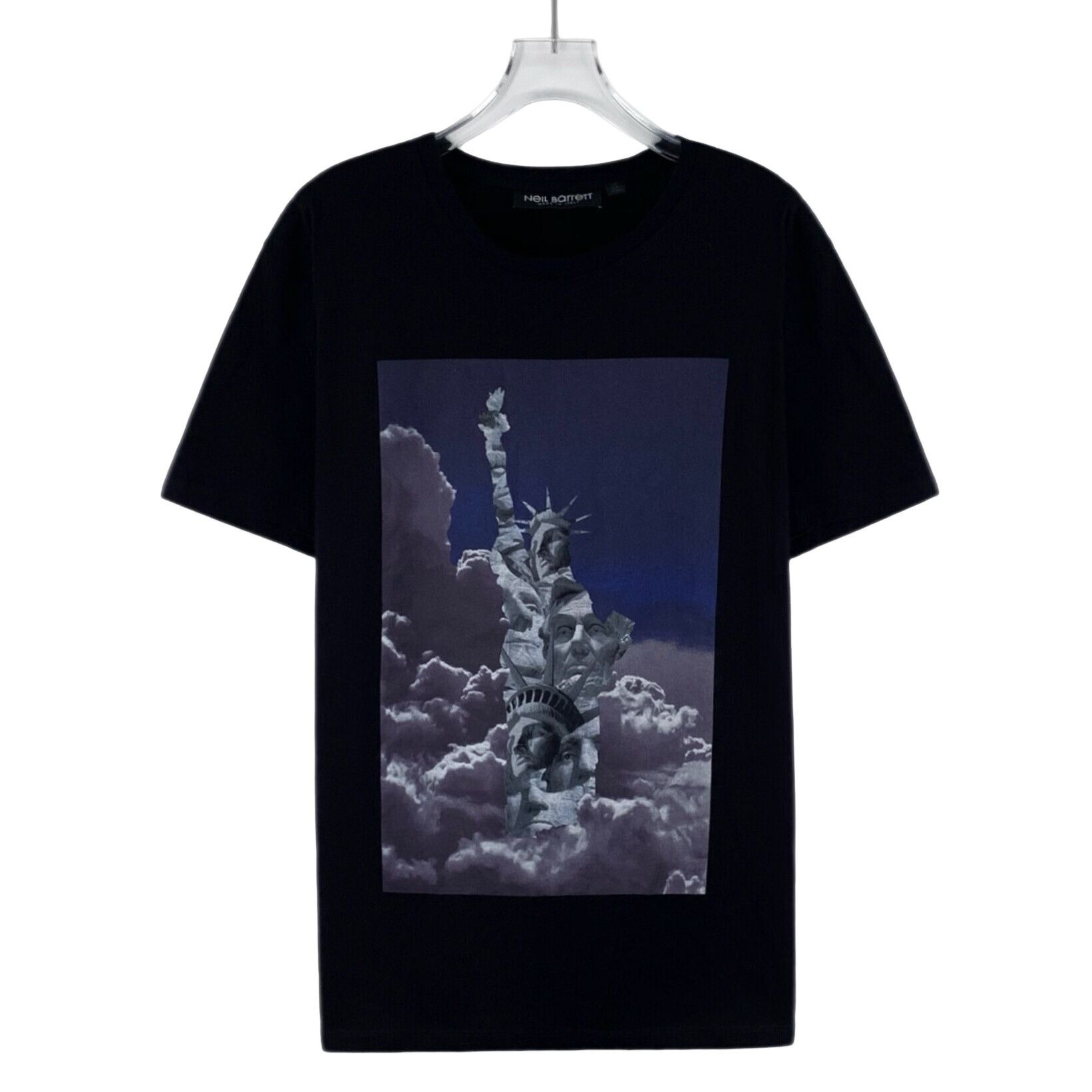 Neil Barrett 17ss モナリザ XS Neil Barrett Neil Barett Mona Lisa Hybrid Print n.19 T-Shirt | Grailed