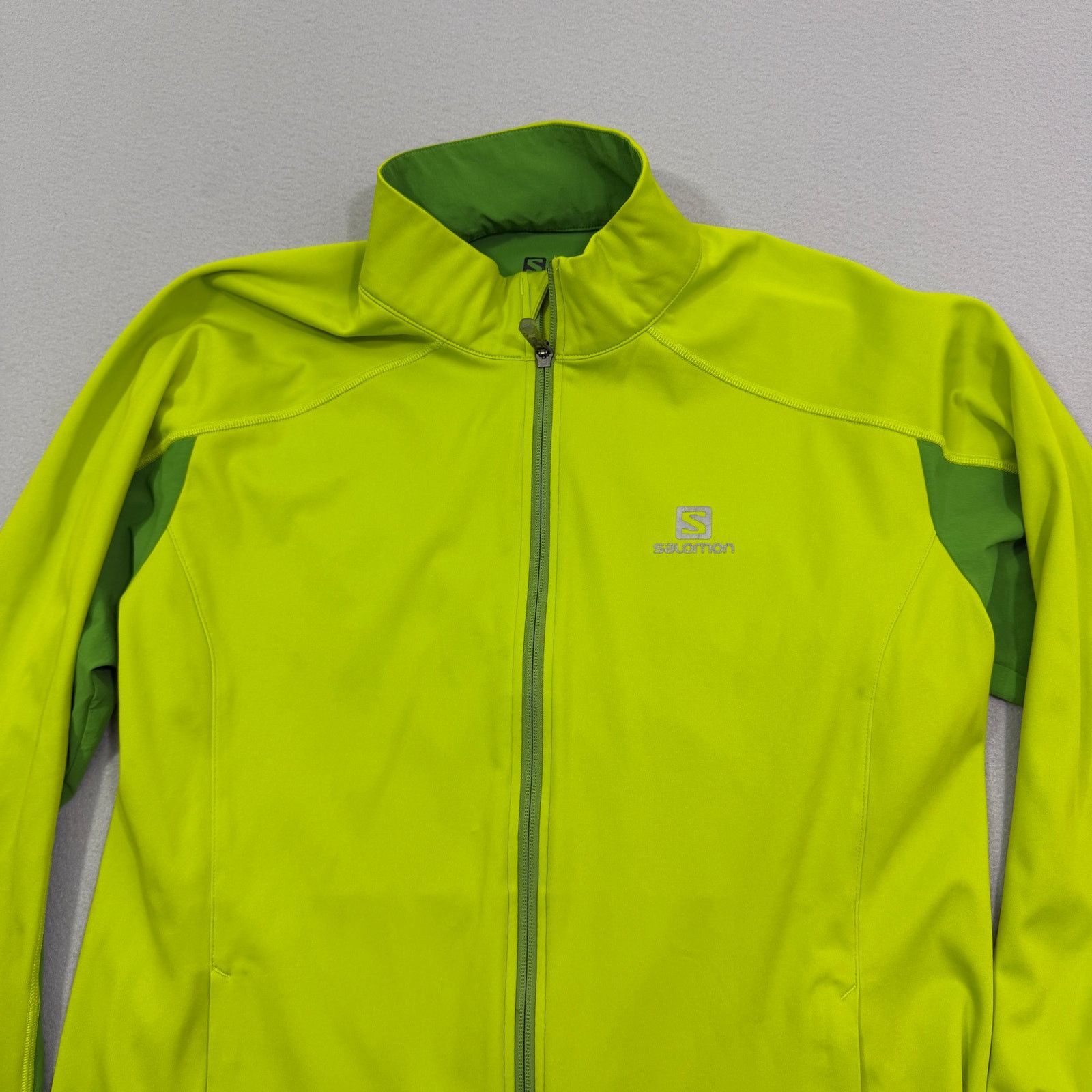 Salomon Salomon Lightweight Jacket Men's Medium Green Full Zip 2013 Size US M / EU 48-50 / 2 - 2 Thumbnail