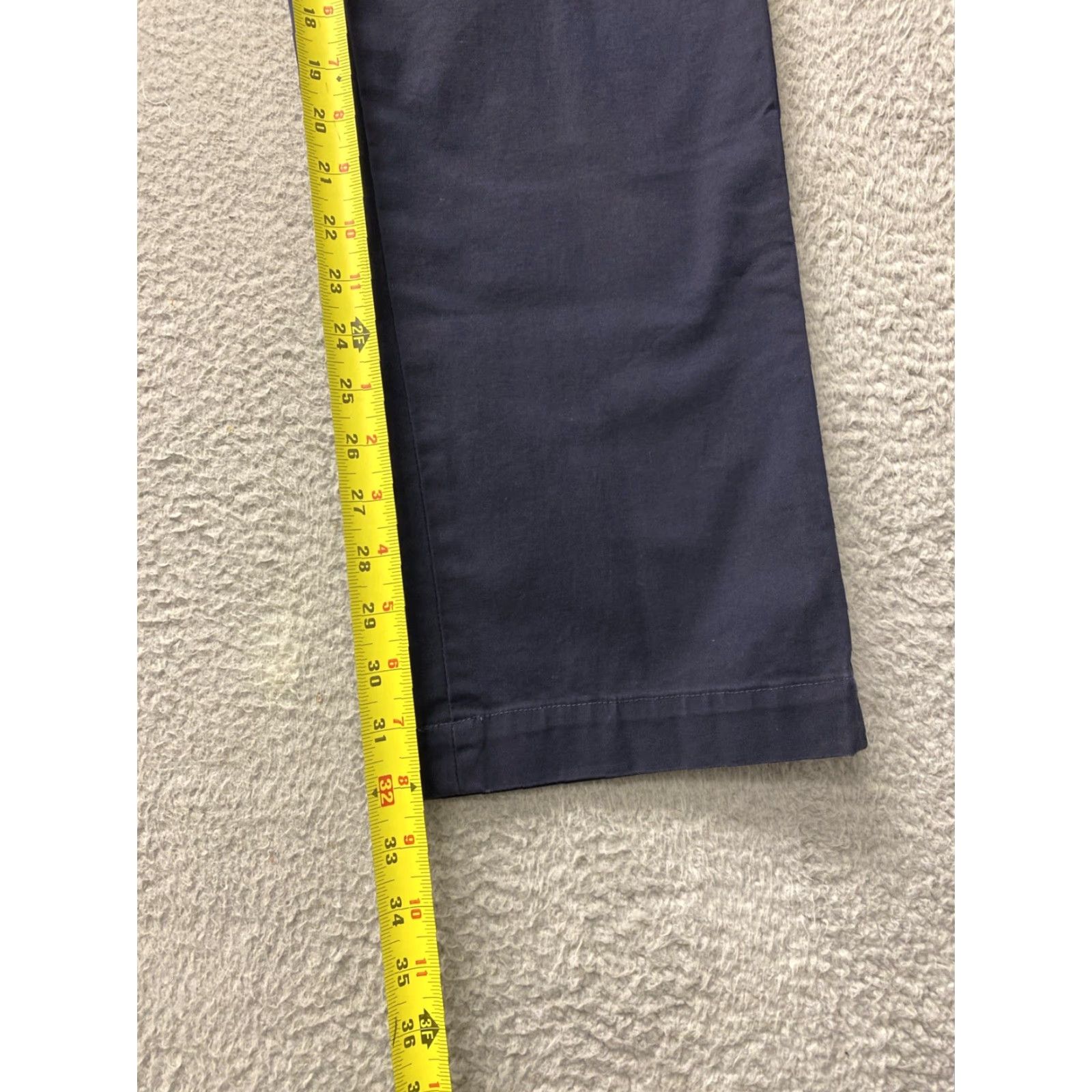 Banana Republic Banana Republic Chino Pants Men’s 36x32 Navy Dress Pants Slim Flat Front 32 in Inseam Men's Pants Size US 36 / EU 52 - 4 Thumbnail