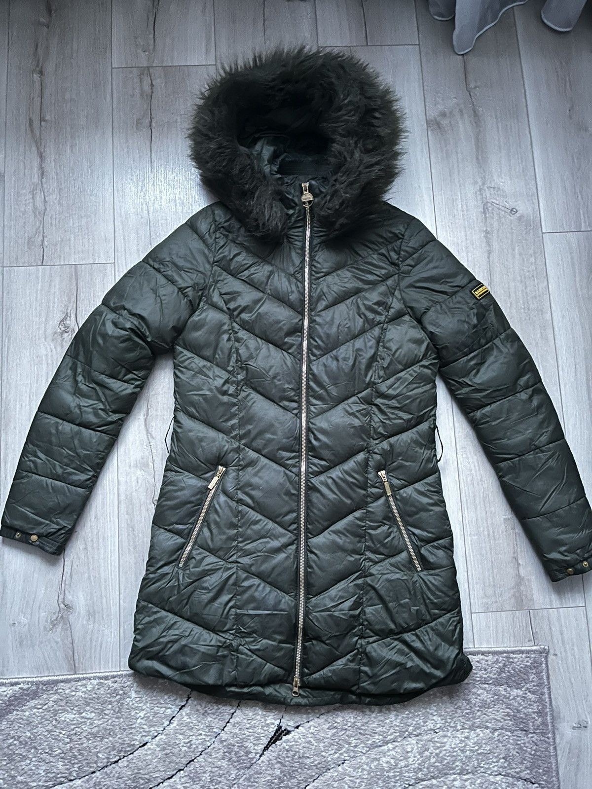 Barbour Barbour International Chevron Quilted Puffer Jacket Size M / US 6-8 / IT 42-44 - 1 Thumbnail