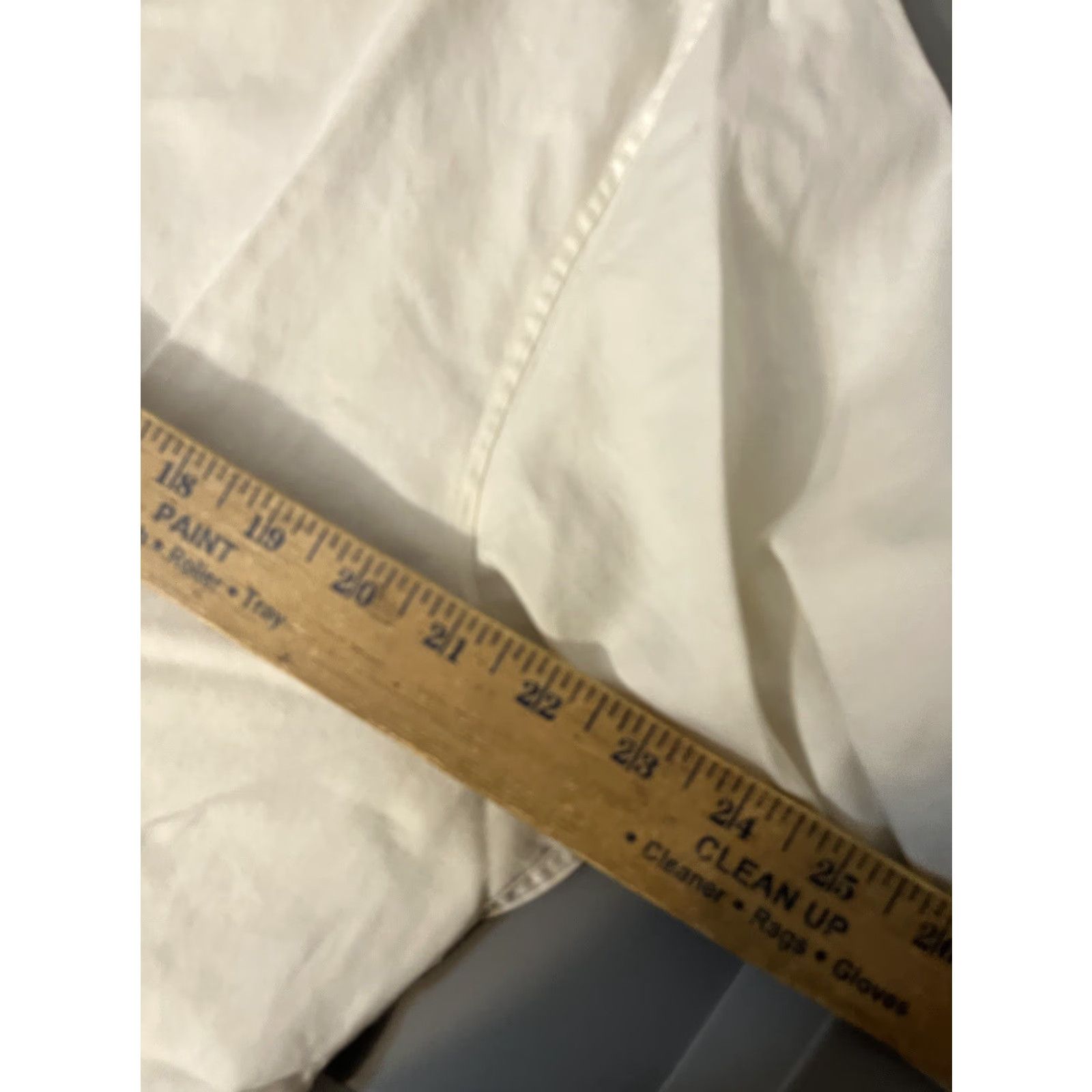 Calvin Klein CALVIN KLEIN EXTREME Slim Fit Solid Size XL White Men Button-Up Long Sleeve - CK Collection Shirt Size US XL / EU 56 / 4 - 5 Thumbnail