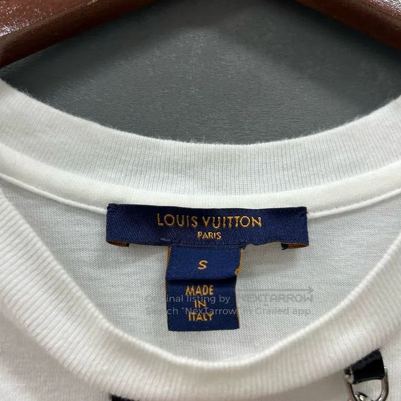 Louis Vuitton Louis Vuitton Chain monogram printed white short sleeves Size US S / EU 44-46 / 1 - 3 Thumbnail