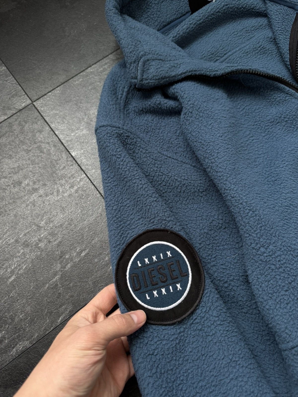 Diesel × Streetwear × Vintage Rare avangarde diesel zip fleece hoodie y2k Size US XL / EU 56 / 4 - 3 Thumbnail