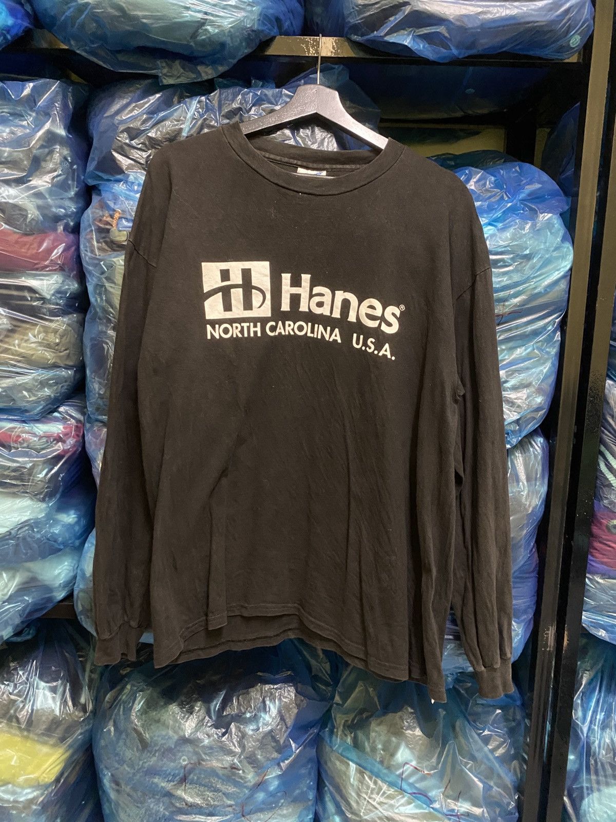 Hanes VINTAGE HANES LS SHIRT Size US L / EU 52-54 / 3 - 1 Thumbnail