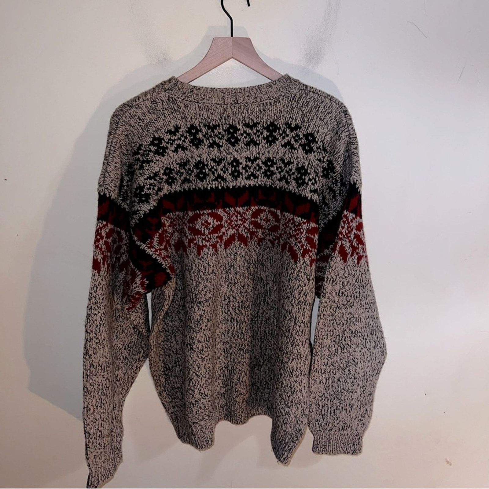 Eddie Bauer VNTG EDDIE BAUER wool eclectic grandpa cabin core crewneck L Size US L / EU 52-54 / 3 - 6 Thumbnail