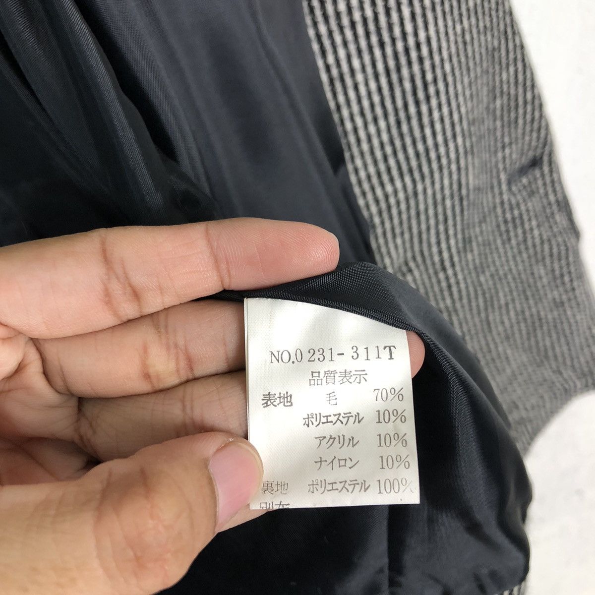 Japanese Brand 🔥Vintage Wool Jacket Bomber Herringbone Issey Miyake Japan Size US M / EU 48-50 / 2 - 18 Thumbnail