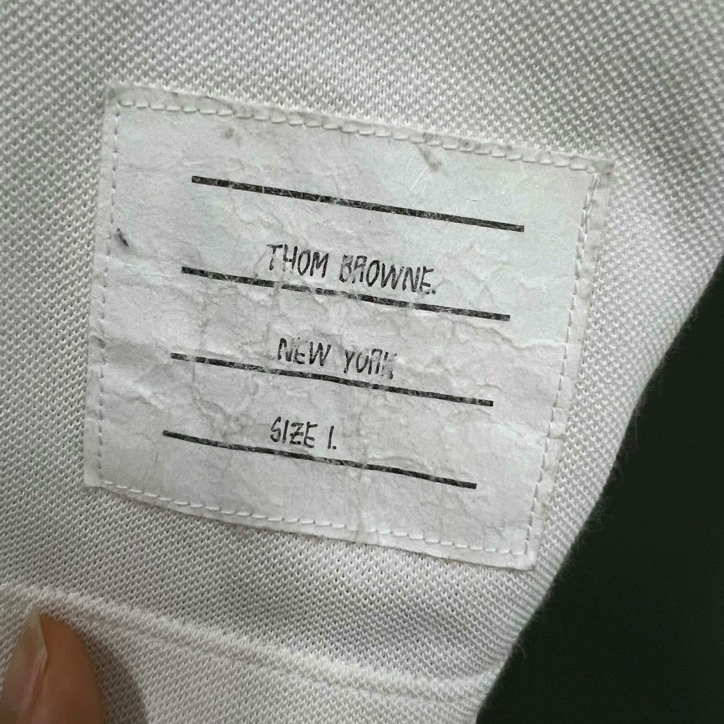Thom Browne Thom Browne TB White Printed Short Sleeve Size US S / EU 44-46 / 1 - 3 Thumbnail