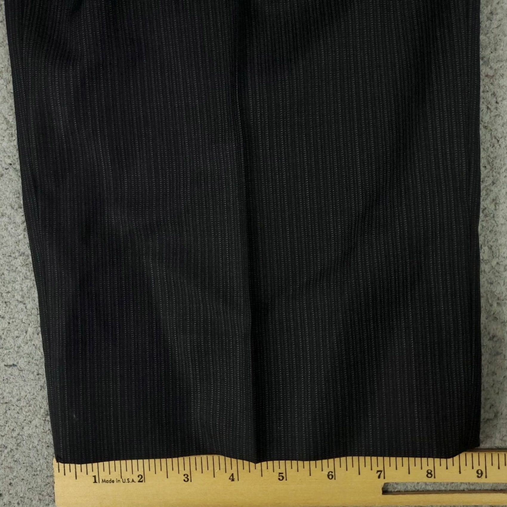 Zanella Zanella Pants Mens 36x28 Gray Wool Flat Front Trousers Chino Dress Pants Regular Slim Straight Front Rise Mid 10-12in Ironed Spots Vintage No Size US 36 / EU 52 - 7 Thumbnail