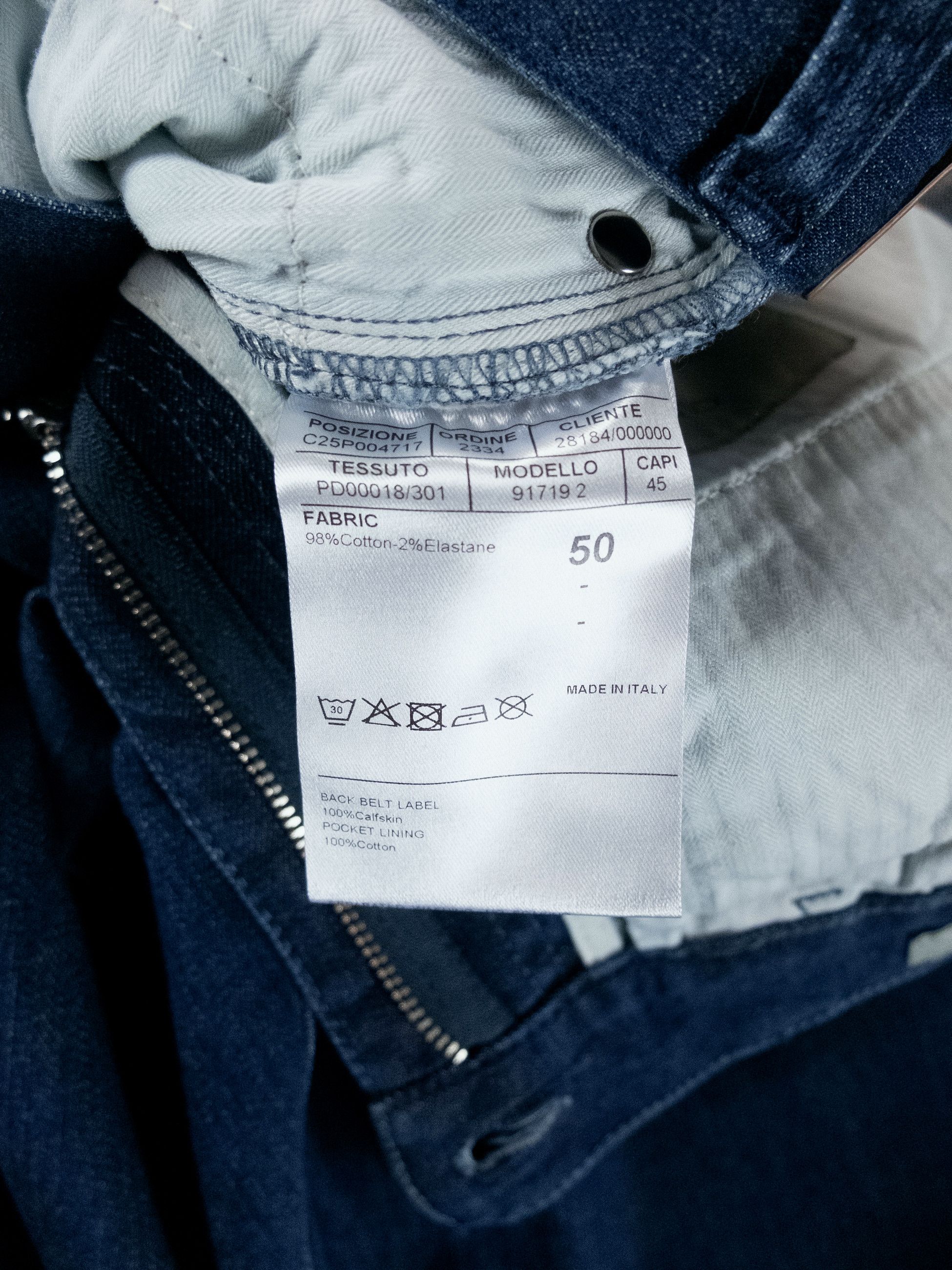 Canali CANALI blue mid rise straight leg jeans Size 34 q Size US 34 / EU 50 - 10 Thumbnail