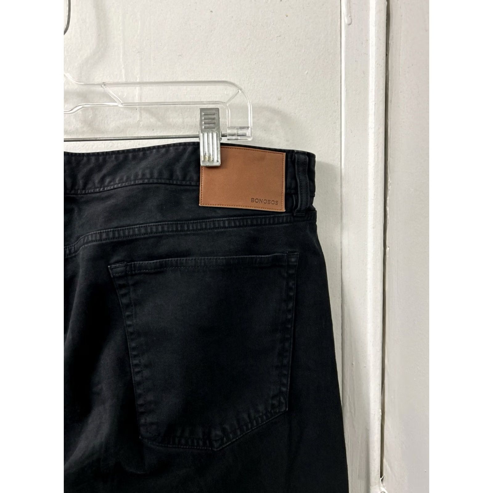Bonobos Bonobos Mens Chinos - Slim Fit 36x31 Black Cotton Clothing Size US 36 / EU 52 - 4 Thumbnail