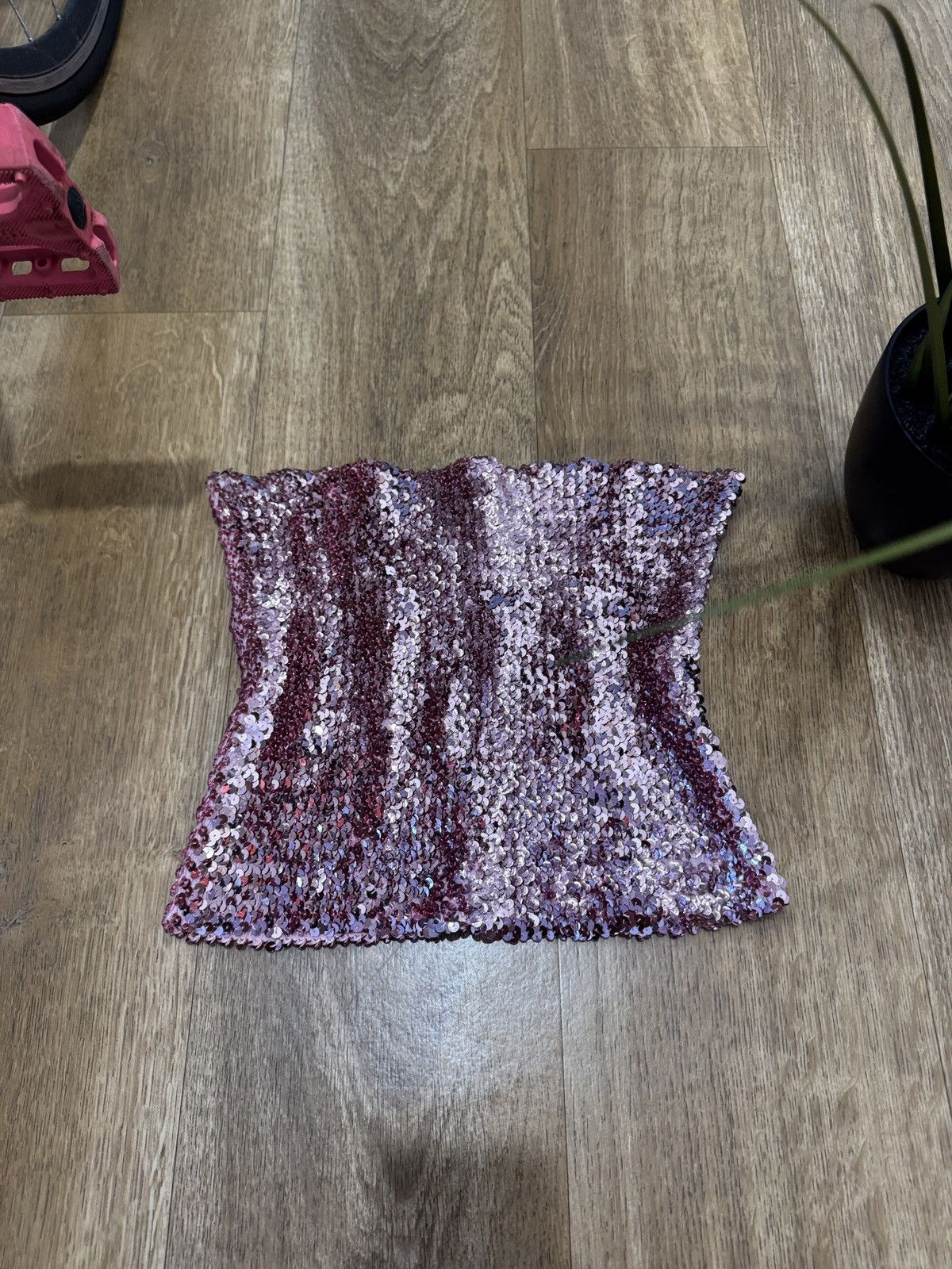 Vintage VINTAGE GABRIELE STREHLE SEQUINS BANDO TANK TOP Size XS / US 0-2 / IT 36-38 - 2 Thumbnail